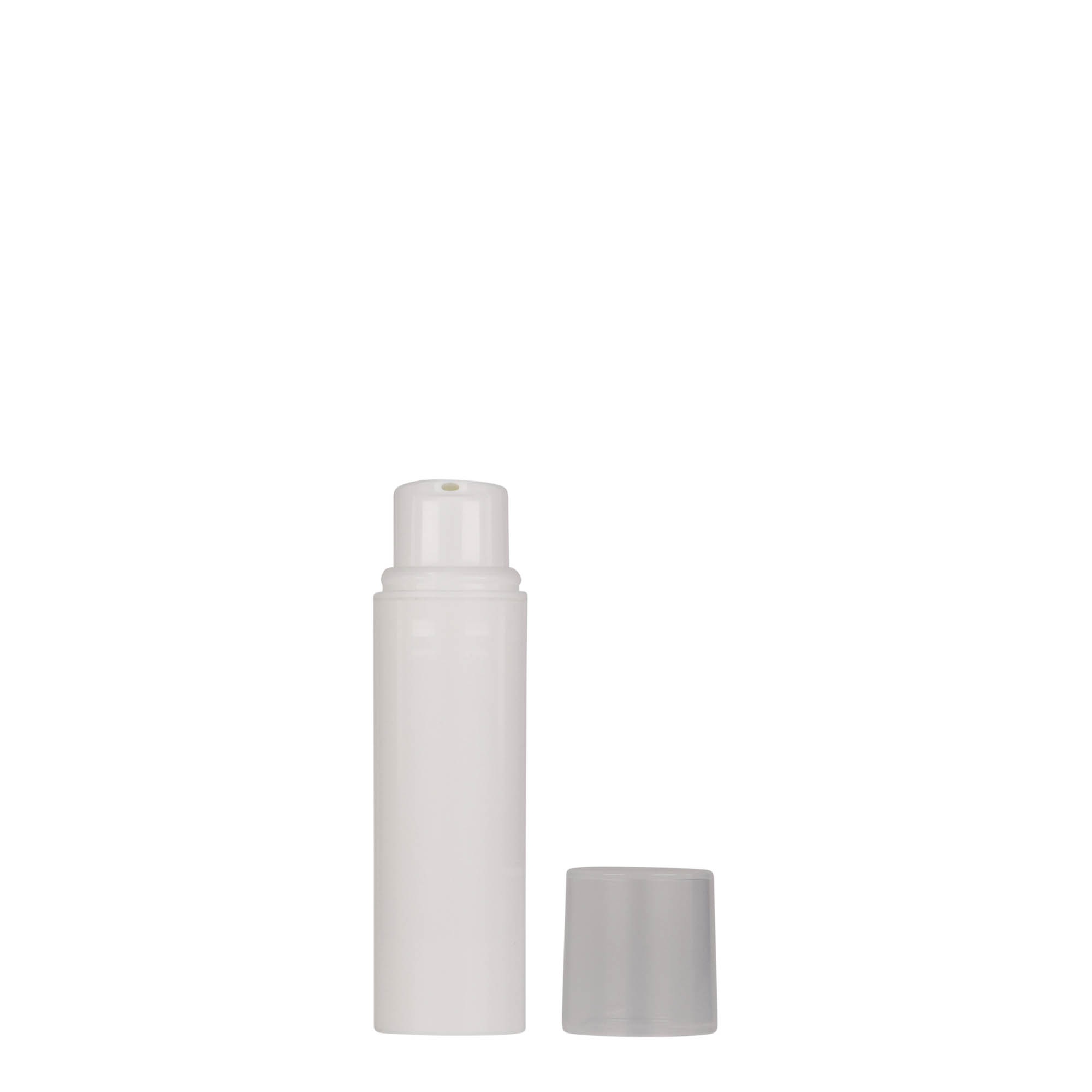 Dispenser airless de 10 ml „Nano”, plastic PP, alb Dispenser airless de 10 ml „Nano”, plastic PP, alb