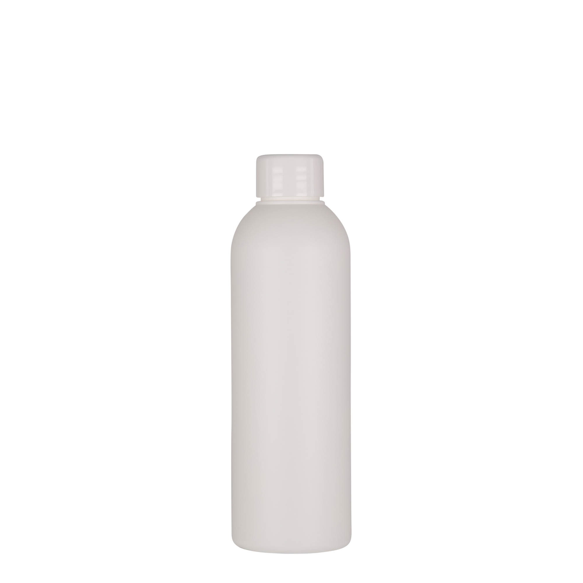Sticlă din plastic de 200 ml „Tuffy”, HDPE, albă, gura: 24/410 Sticlă din plastic de 200 ml „Tuffy”, HDPE, albă, gura: 24/410