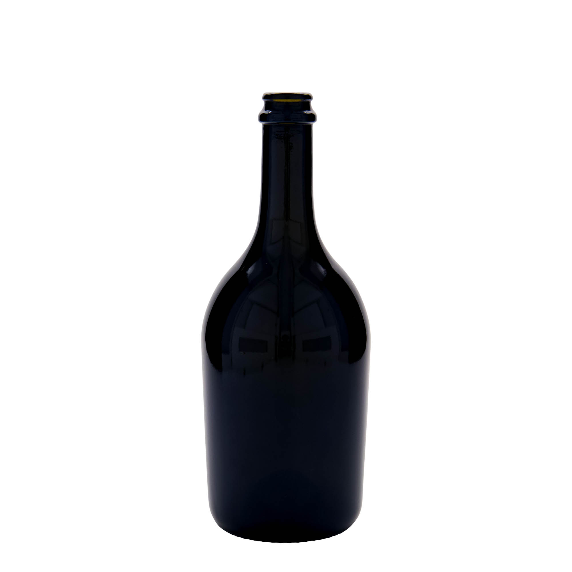 Sticlă de bere/șampanie 750 ml „Butterfly”, sticlă, verde antichizat, gât: capac cronic Sticlă de bere/șampanie 750 ml „Butterfly”, sticlă, verde antichizat, gât: capac cronic