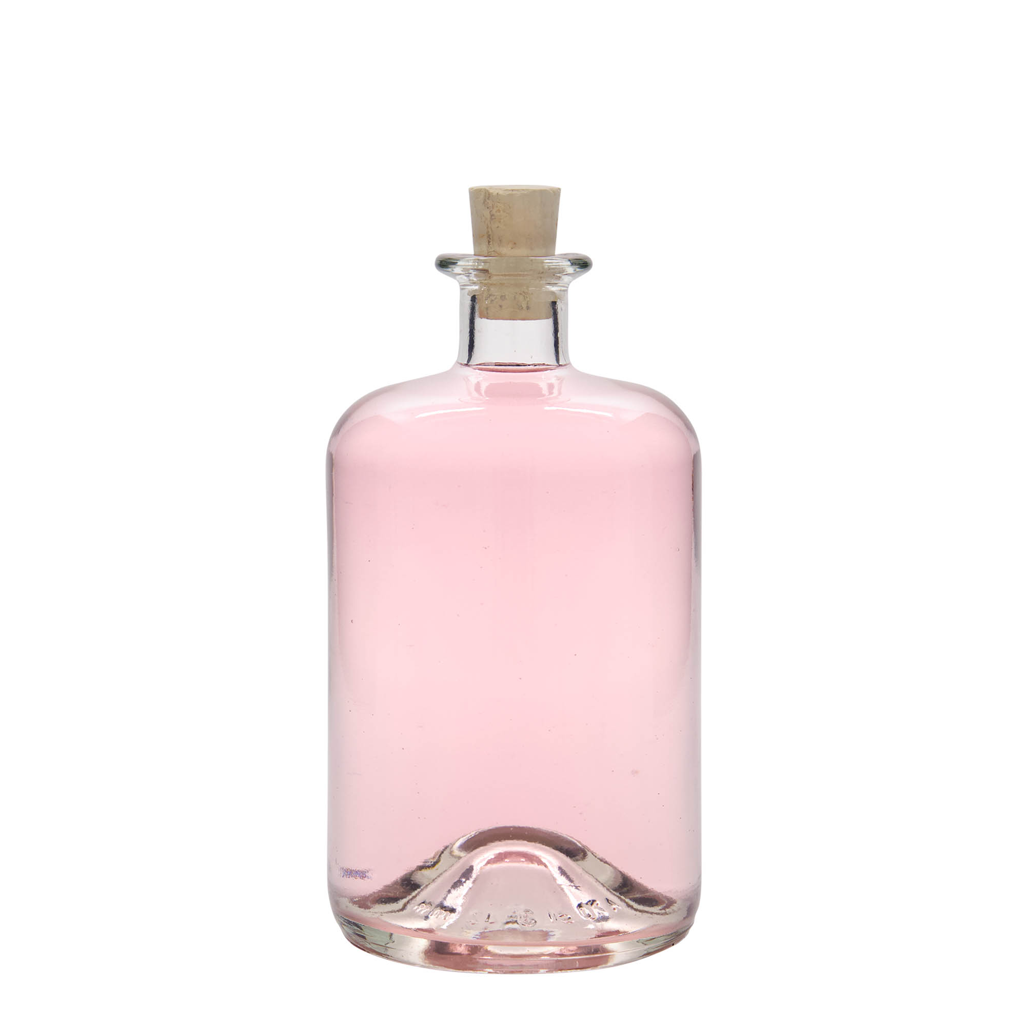 Sticlă de sticlă de 700 ml pentru farmacist, gura: dop de plută Sticlă de sticlă de 700 ml pentru farmacist, gura: dop de plută