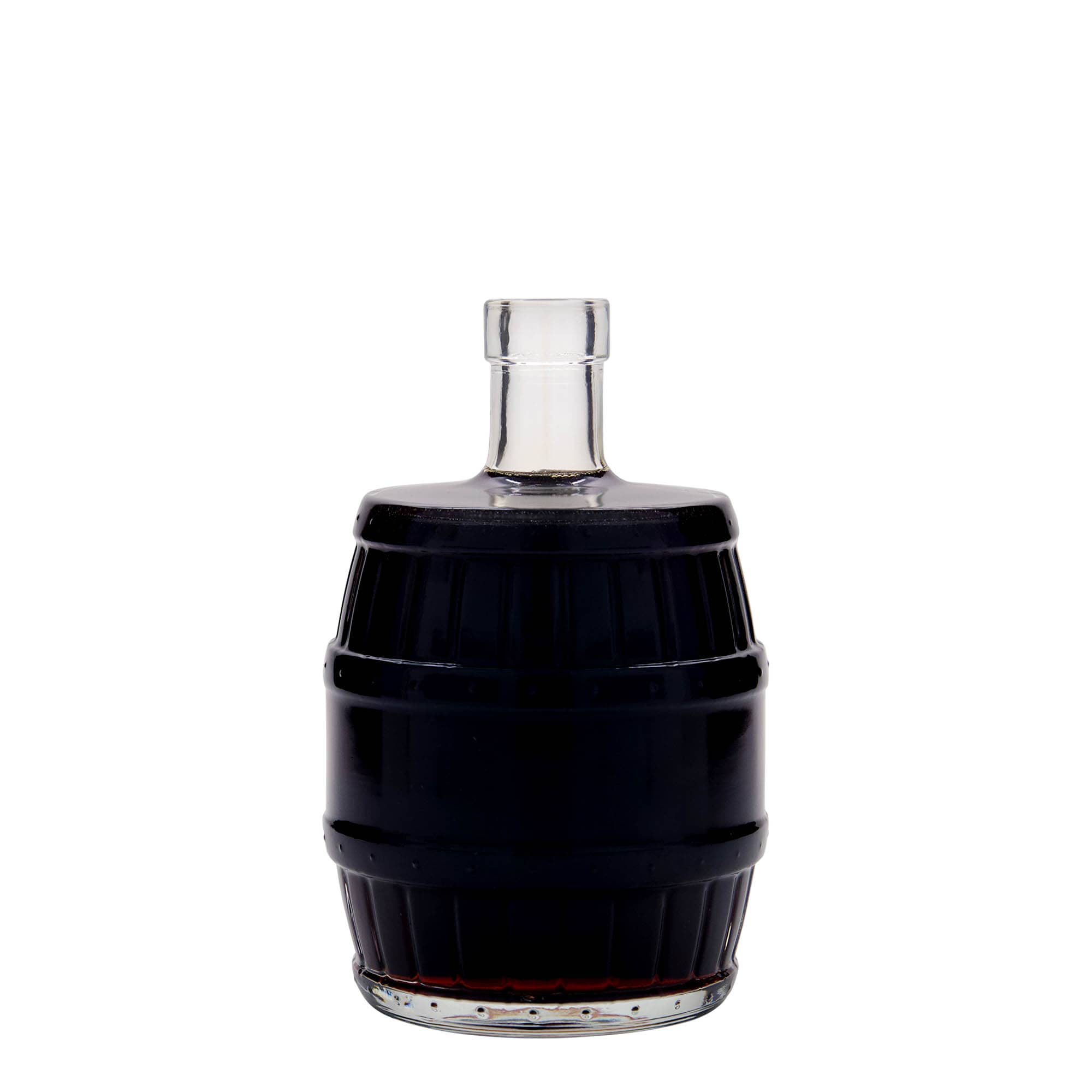 Sticlă de sticlă de 500 ml „Butoi”, gura: dop de plută