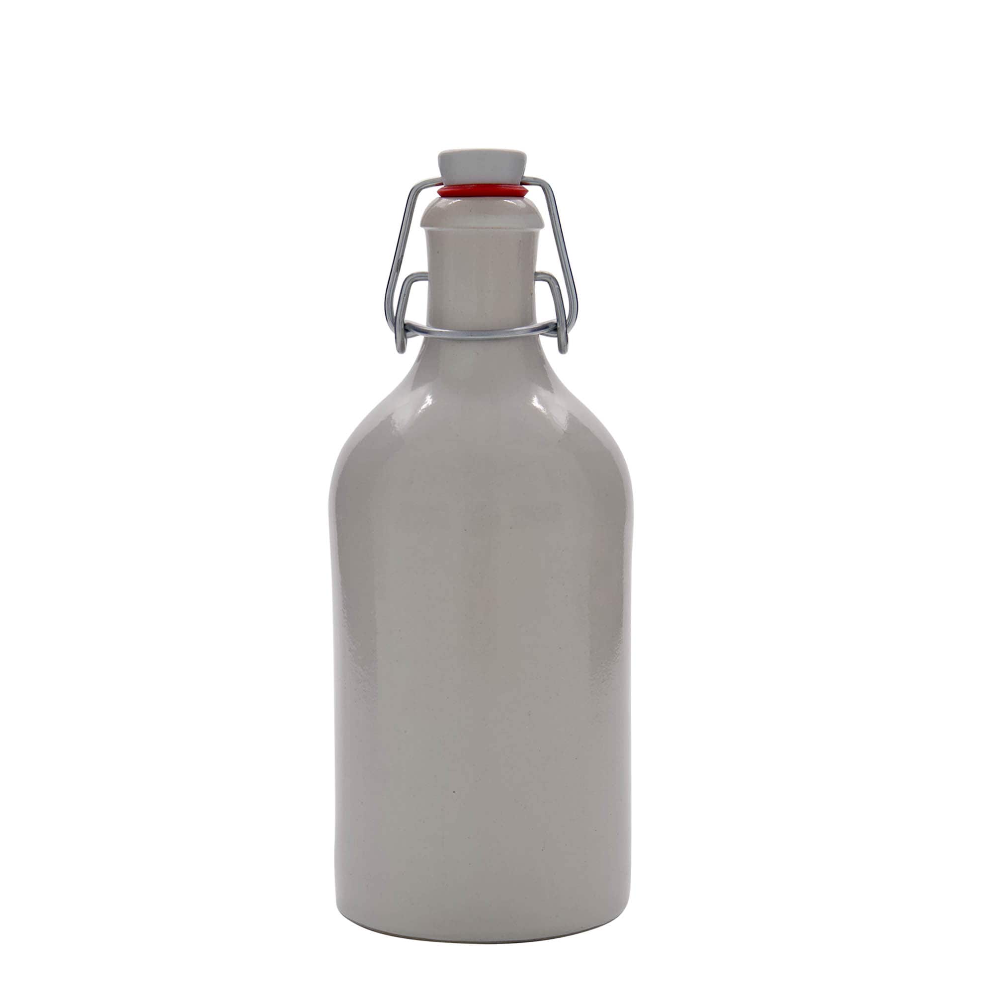 500 ml ulcior de lut, ceramică, alb, gura: închidere cu clemă 500 ml ulcior de lut, ceramică, alb, gura: închidere cu clemă