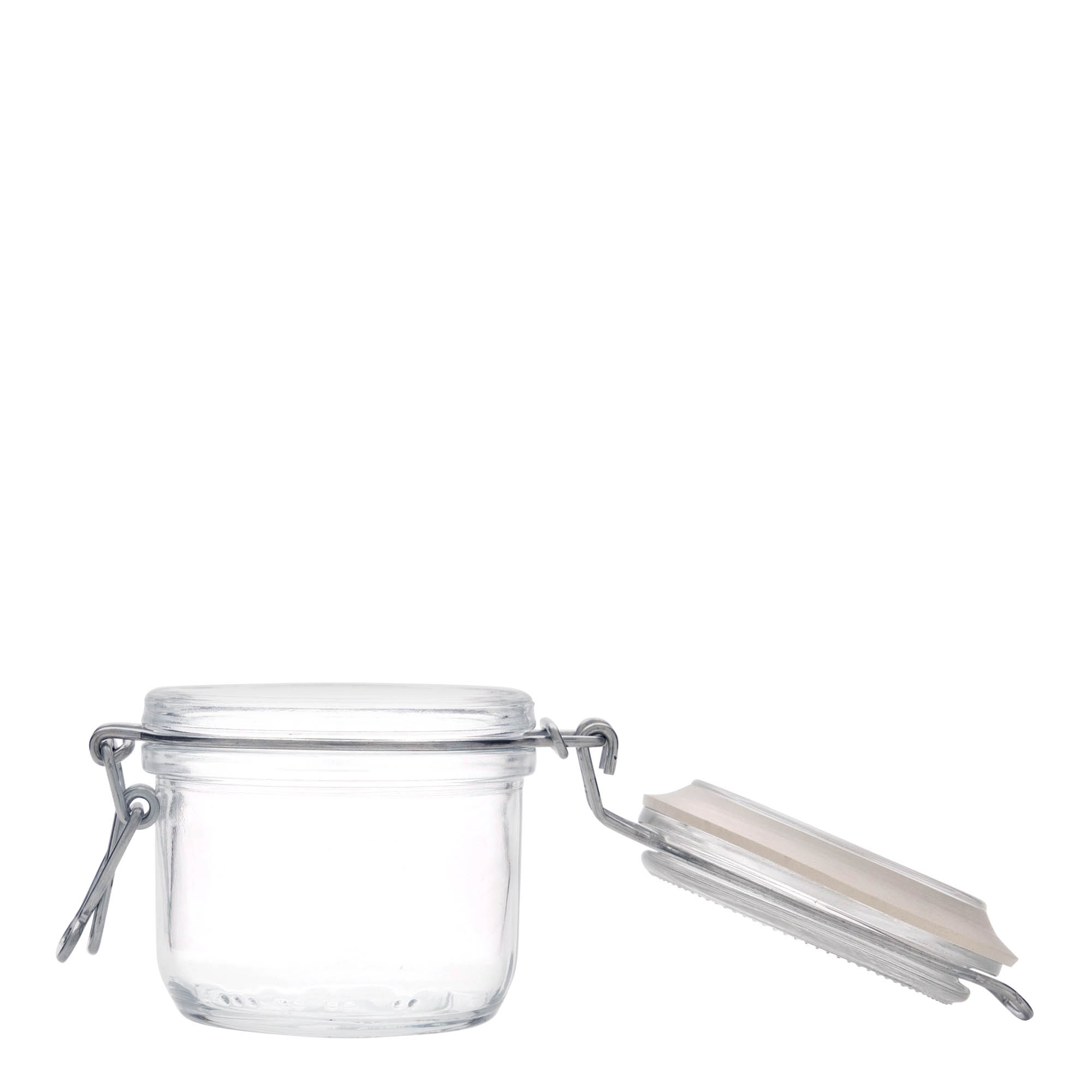 200 ml borcan cu clemă metalică „Fido”, gura: închidere cu clemă metalică