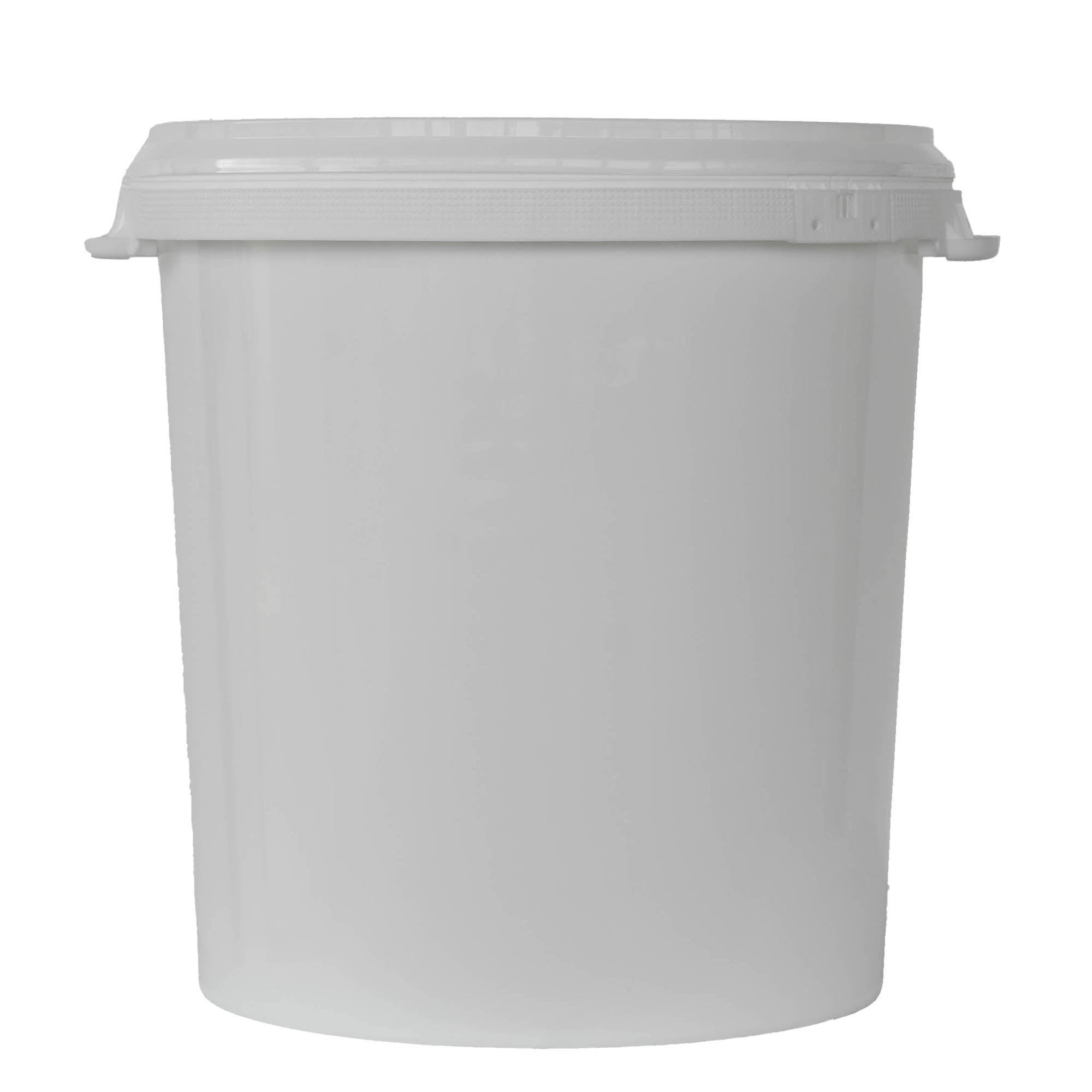 Galeată de 30 l, plastic PP, albă Galeată de 30 l, plastic PP, albă