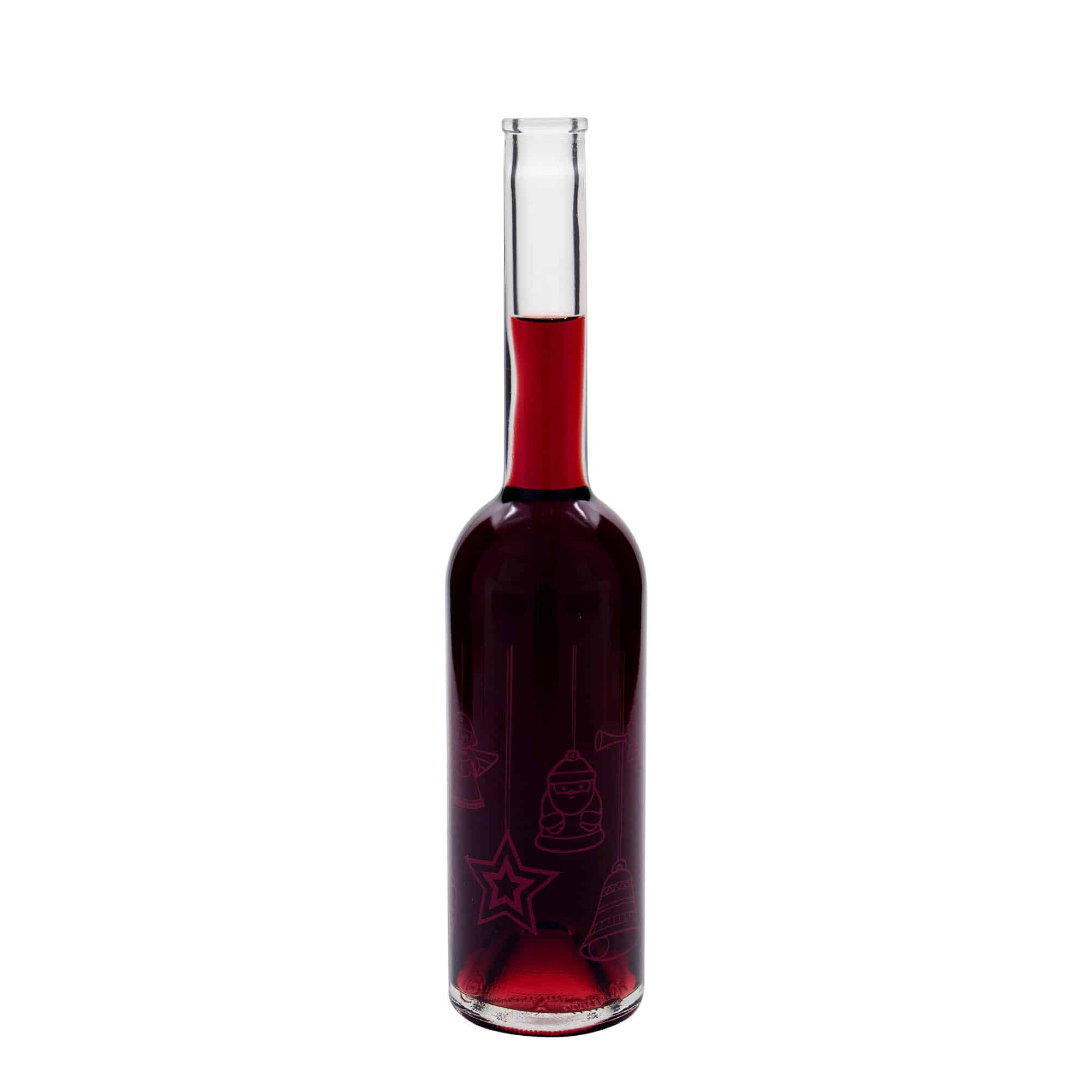 Sticlă de sticlă de 500 ml „Opera”, motiv: stele, gura: dop