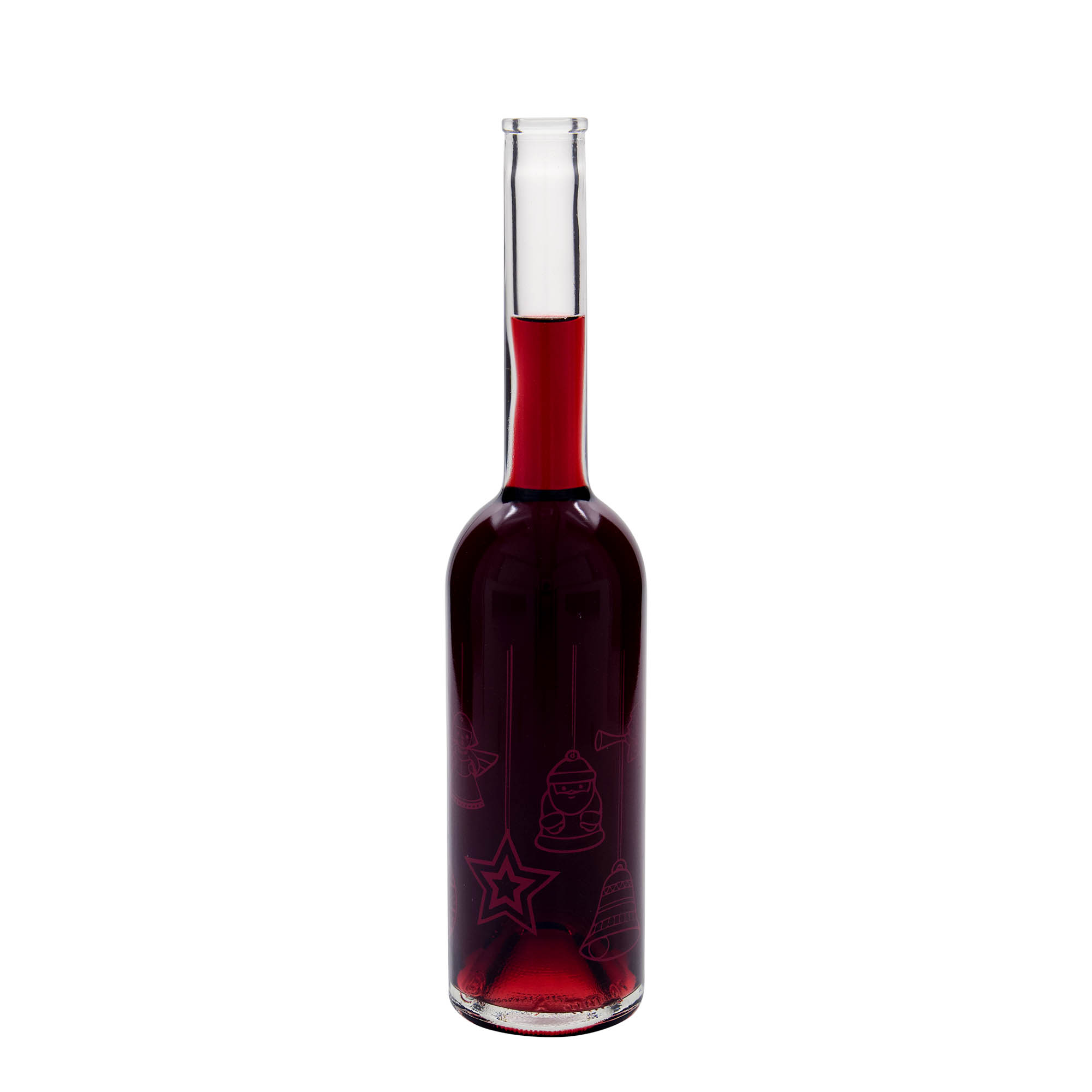 Sticlă de sticlă de 500 ml „Opera”, motiv: stele, gura: dop