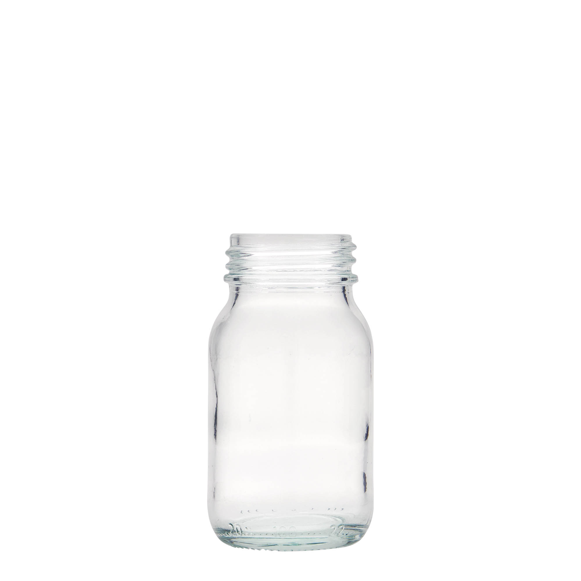 100 ml sticlă cu gât larg, deschidere: DIN 40 100 ml sticlă cu gât larg, deschidere: DIN 40