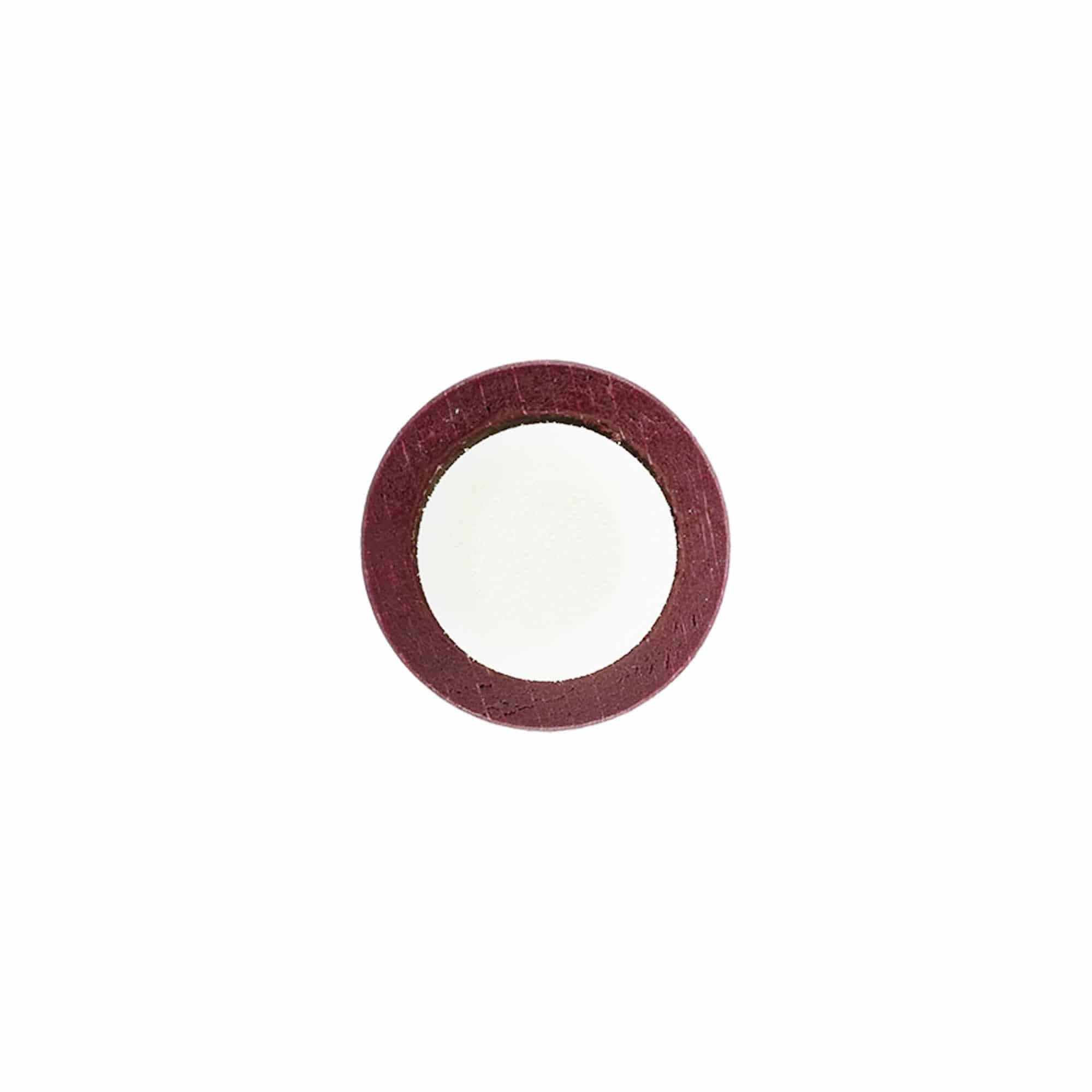 Dop cu mânere 19 mm, lemn/plastic, roșu bordeaux, pentru gura sticlei: dop de plută Dop cu mânere 19 mm, lemn/plastic, roșu bordeaux, pentru gura sticlei: dop de plută