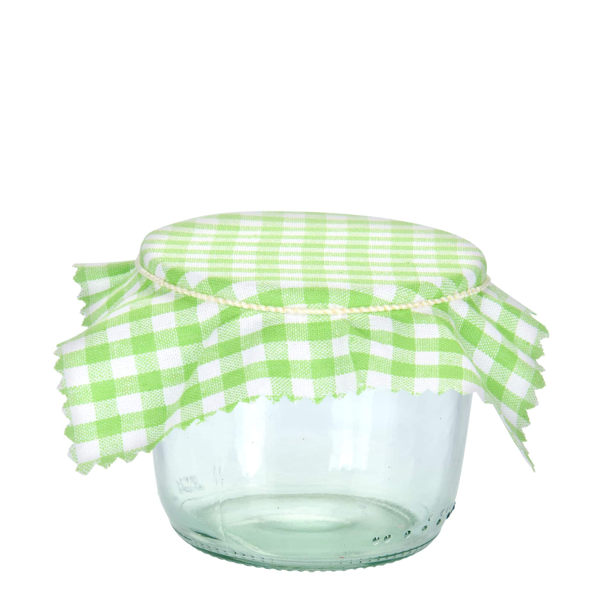 Șervețel textil pătrat 12x12, în carouri, textil, verde deschis, gura: TO38-TO53