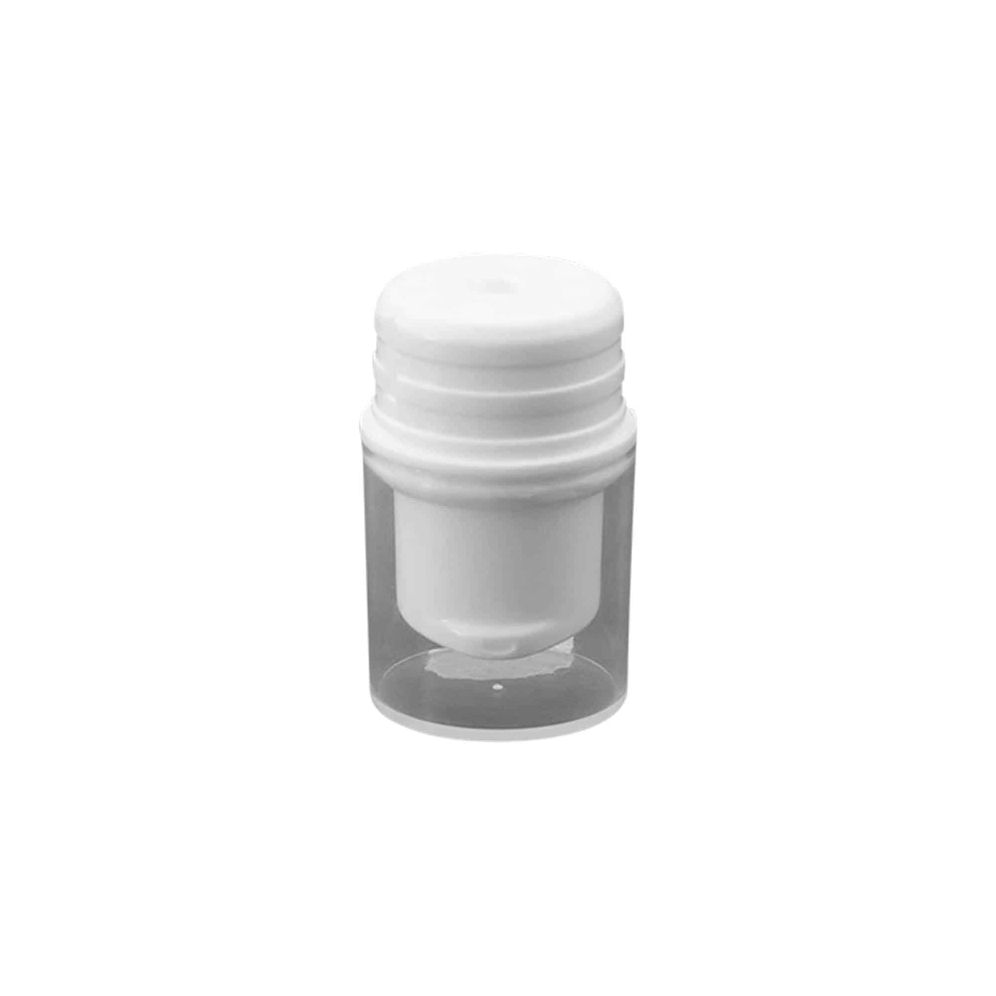 Cap de pompă distribuitor airless „Nano”, plastic PP, alb