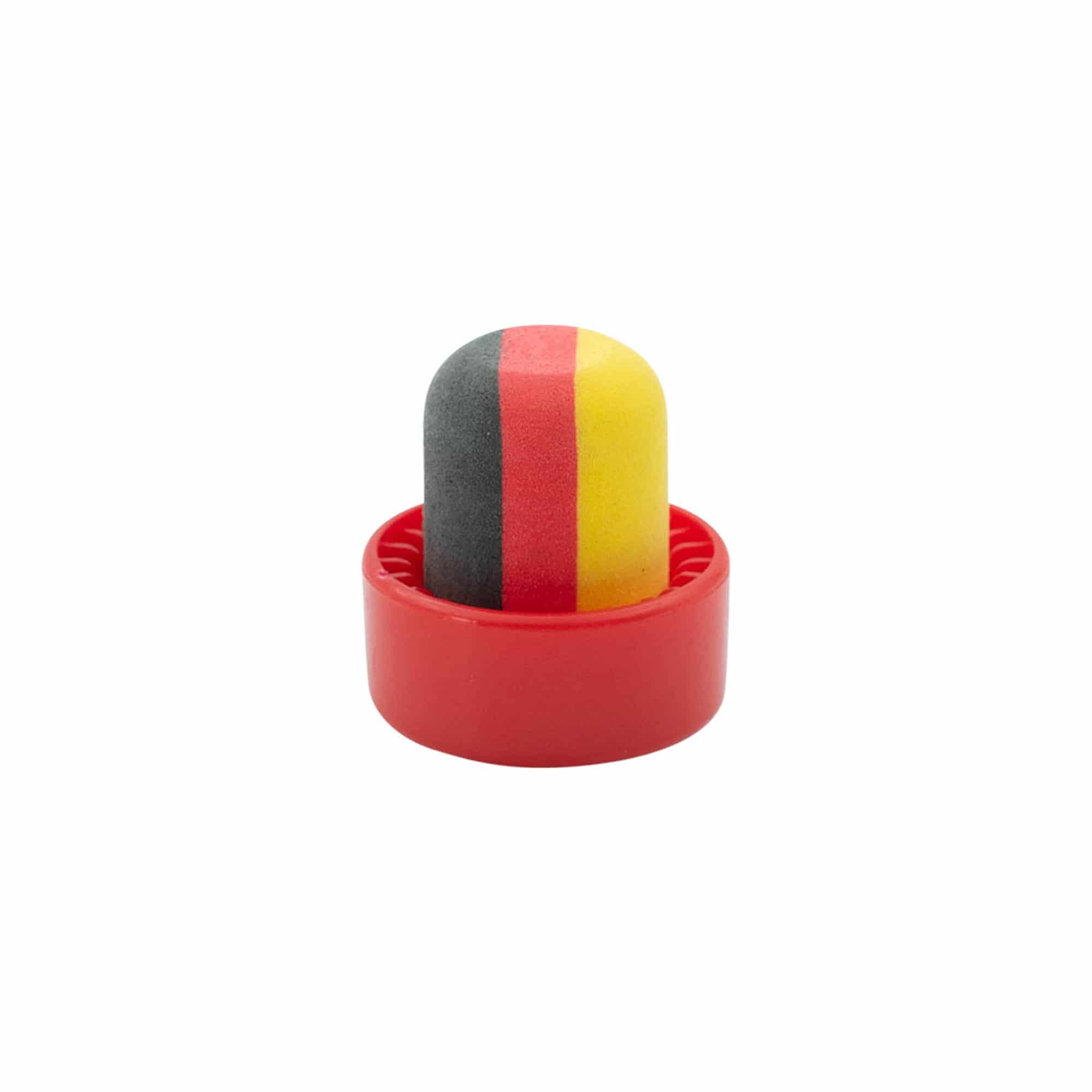 Dop cu mâner 19 mm „Germania”, plastic, multicolor, pentru gură: plută