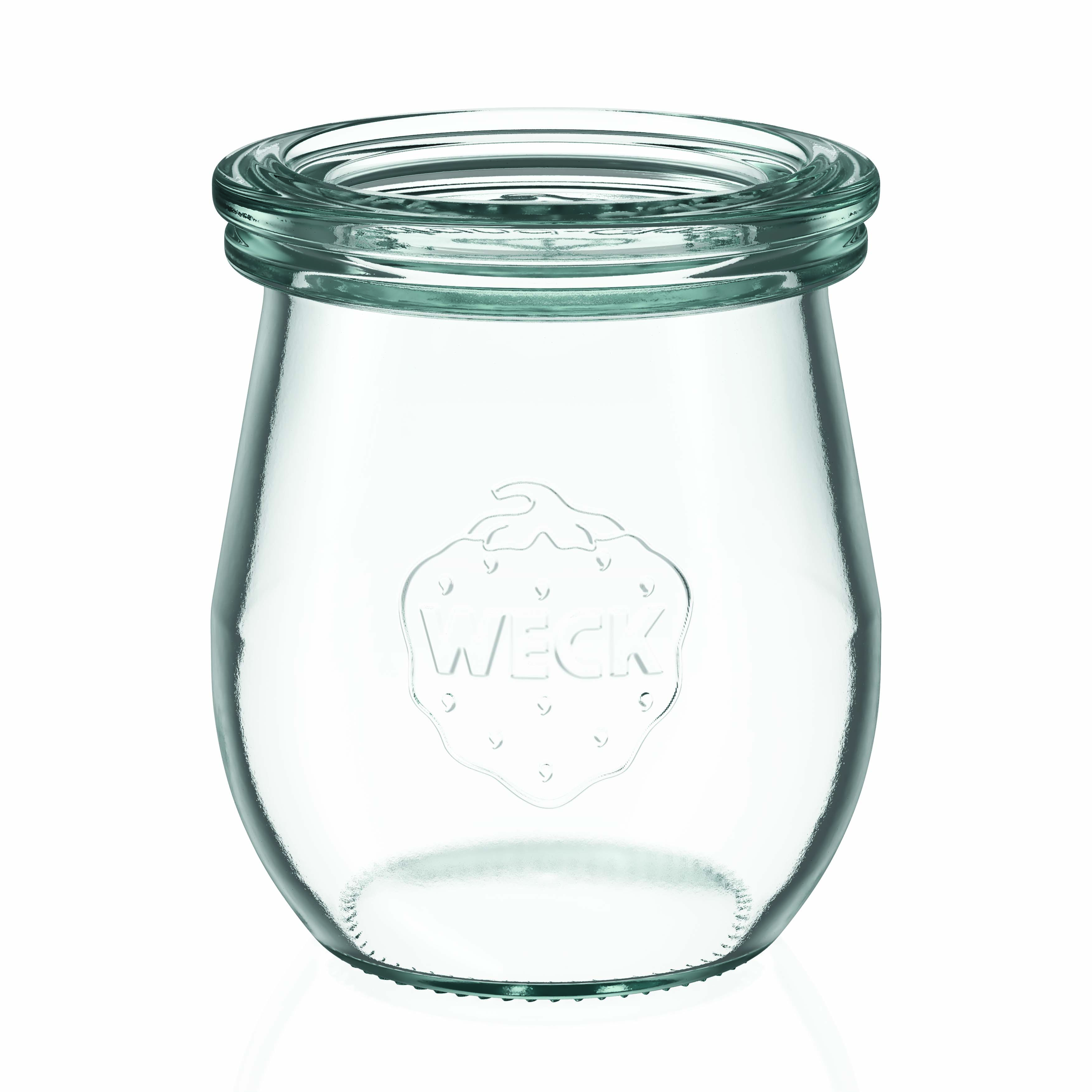 220 ml borcan WECK tip lalea, gura: margine rotundă