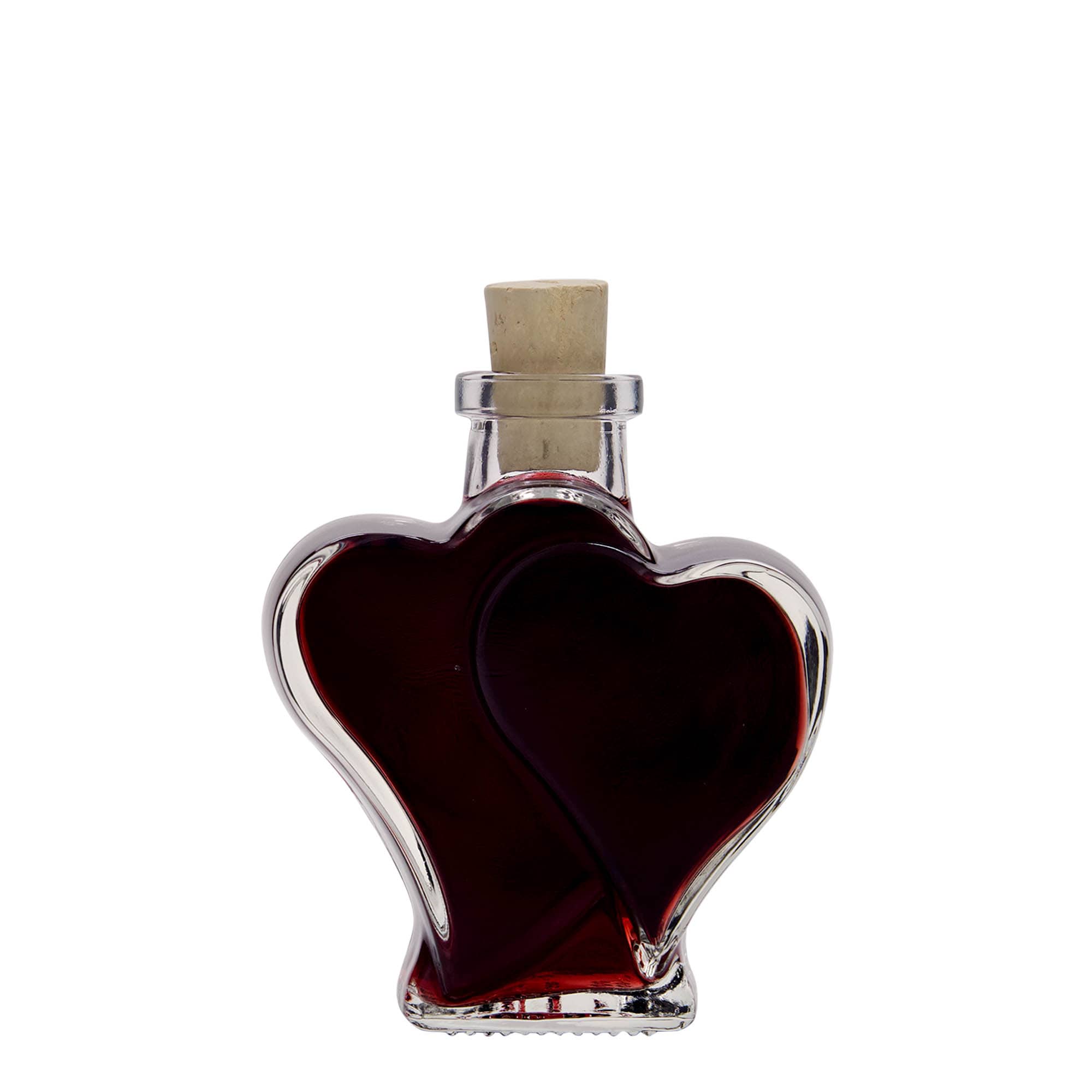 Sticlă de sticlă de 200 ml „Doppelherz”, gura: dop de plută