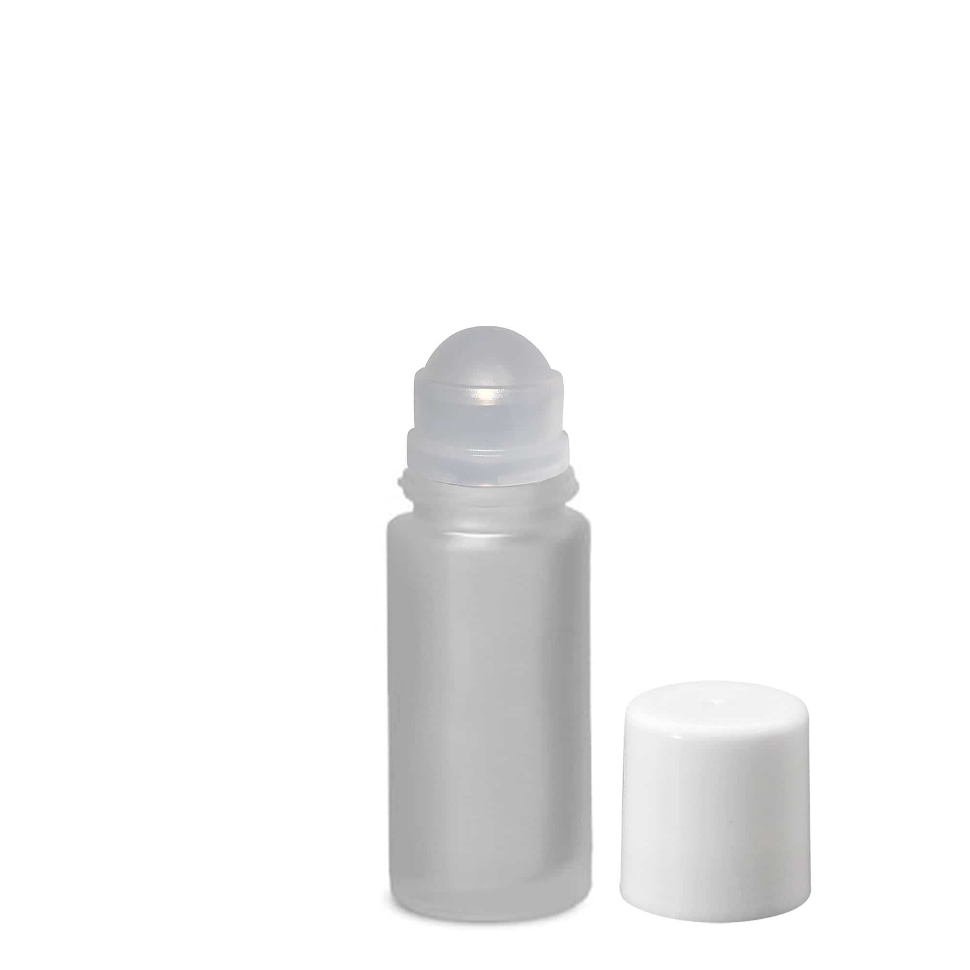 Sticlă roll-on de 50 ml, sticlă, mată, gura: capac cu filet