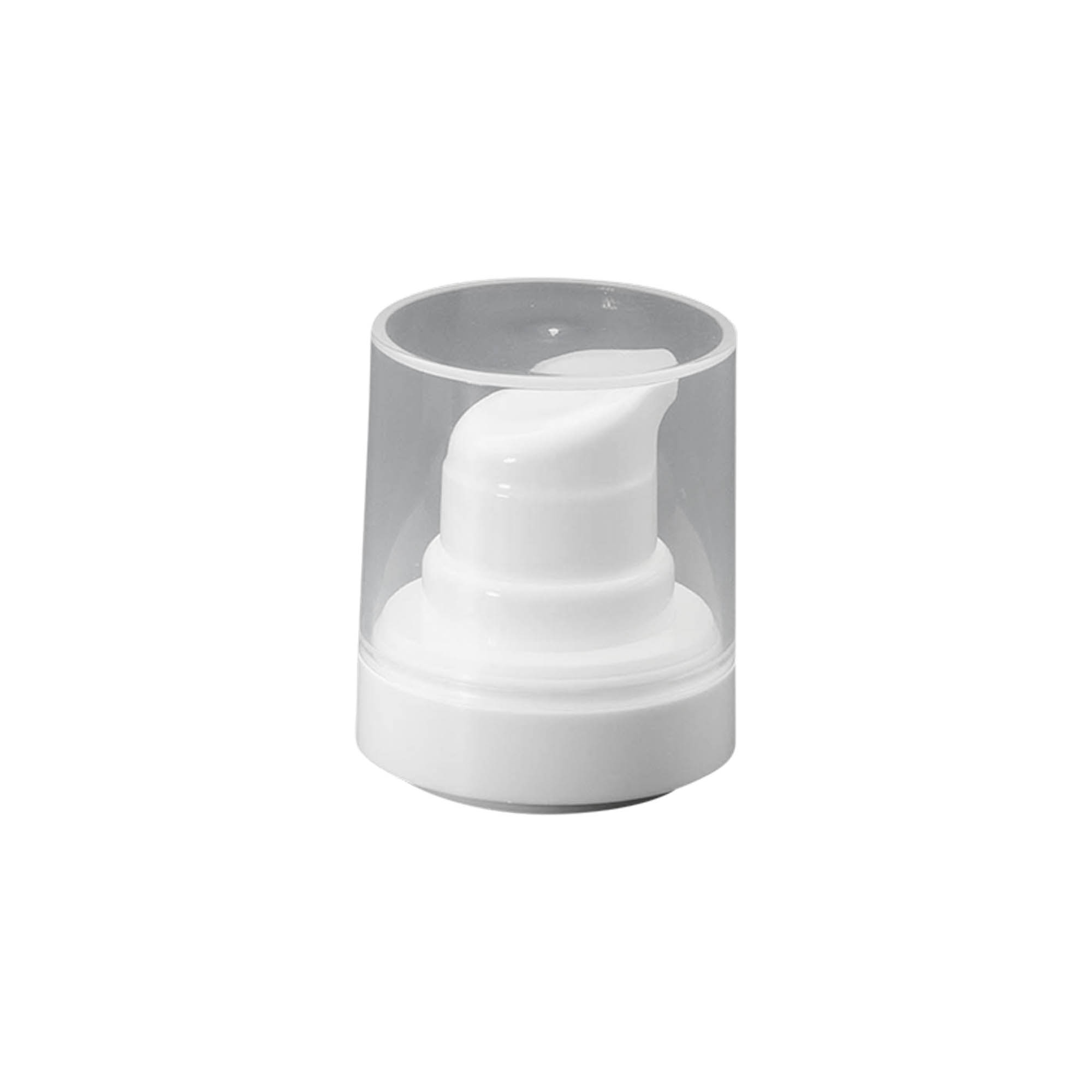 Pompa dozator airless „Micro”, plastic PP, alb Pompa dozator airless „Micro”, plastic PP, alb