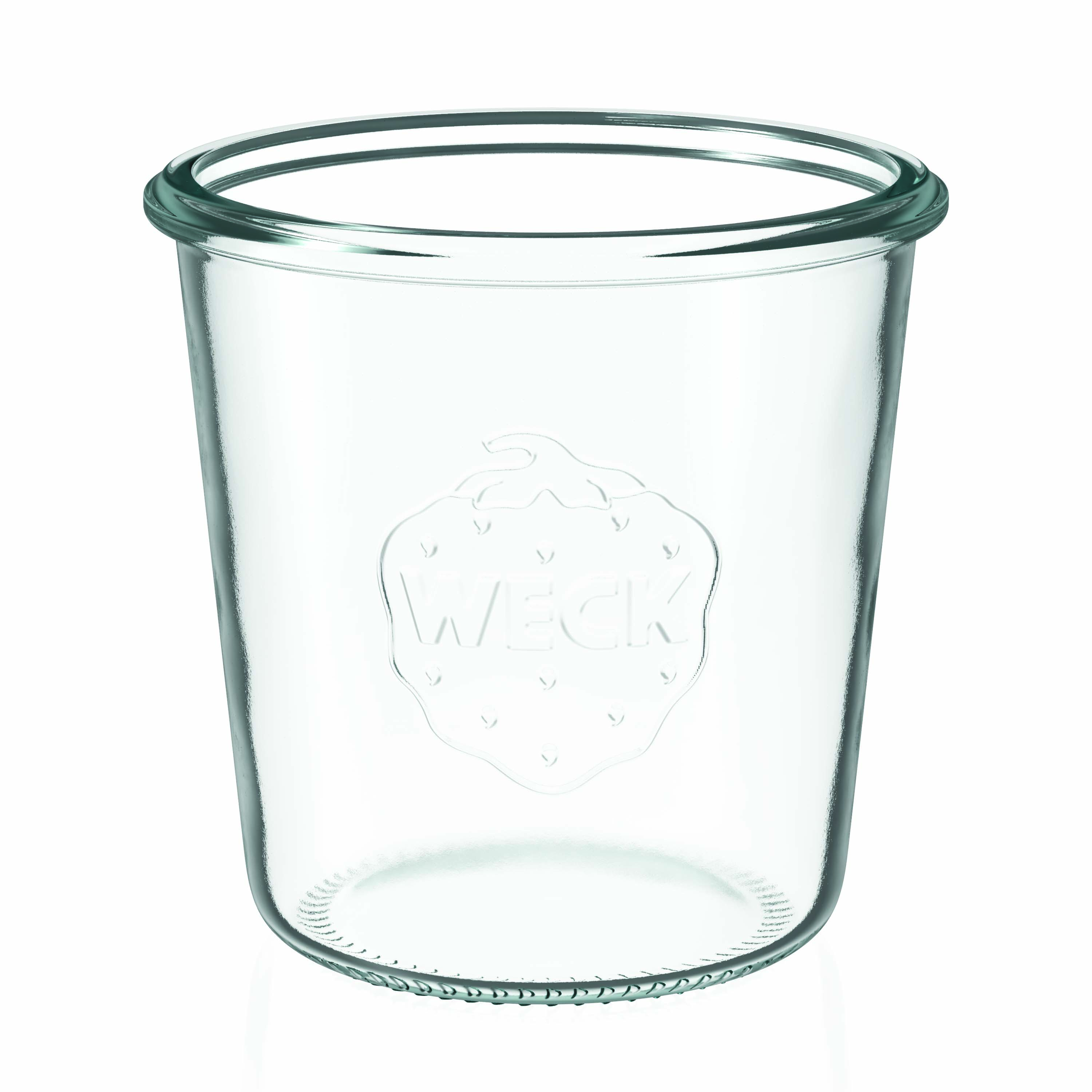6x 580 ml borcan WECK cu gura largă cu capac de sticlă RR 100
