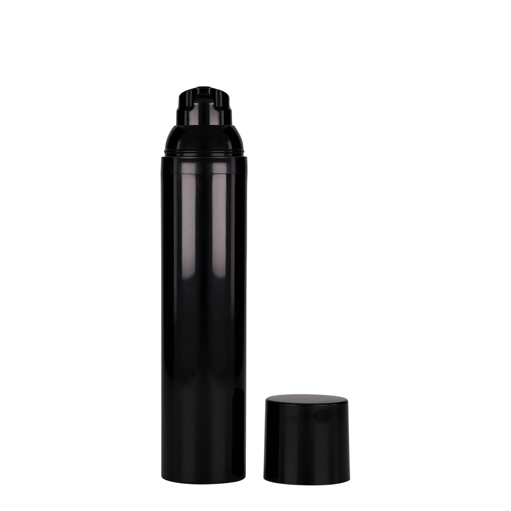 100 ml dozator airless „Mezzo”, plastic PP, negru 100 ml dozator airless „Mezzo”, plastic PP, negru