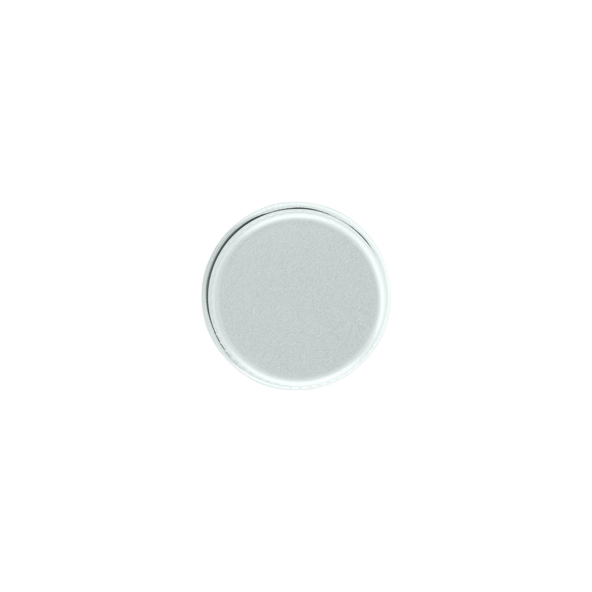 Capac cu filet, metalic, argintiu, pentru gura: 24/410