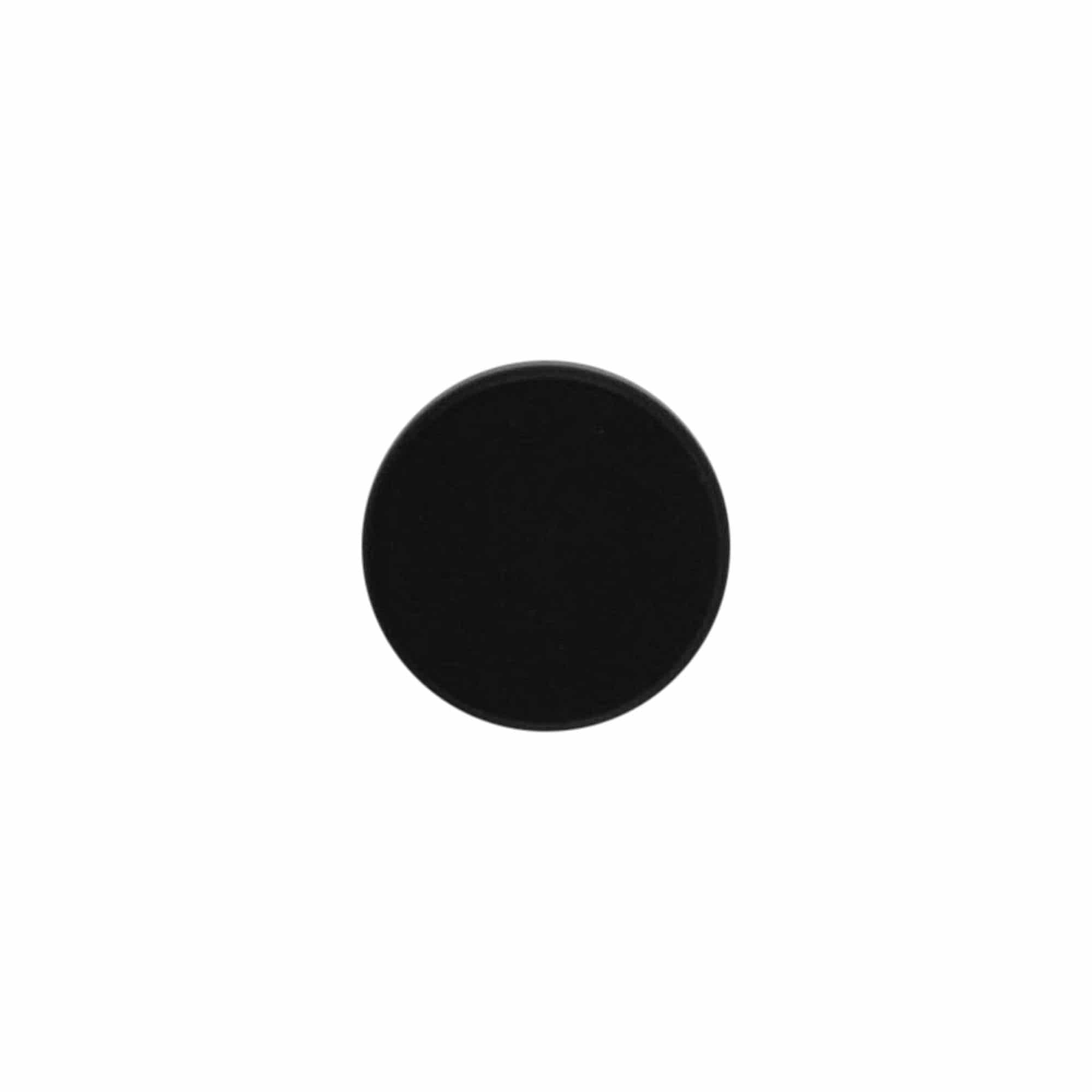 Dop cu mâner 19 mm, plastic, negru, pentru gură: dop din plută