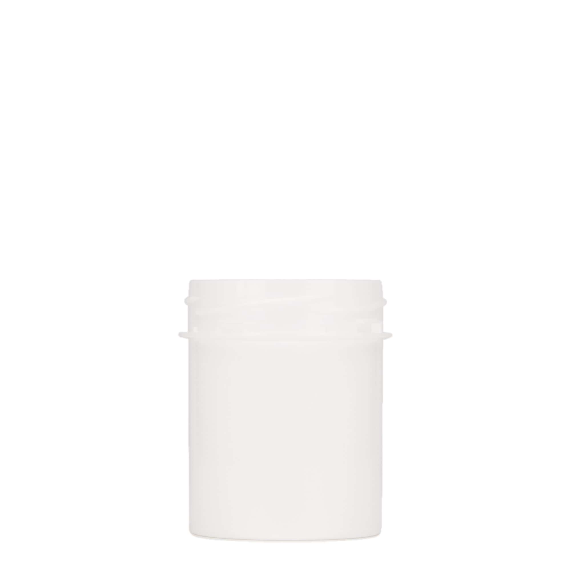 150 ml cutie din plastic „Securilock”, PP, alb, gura: capac cu filet