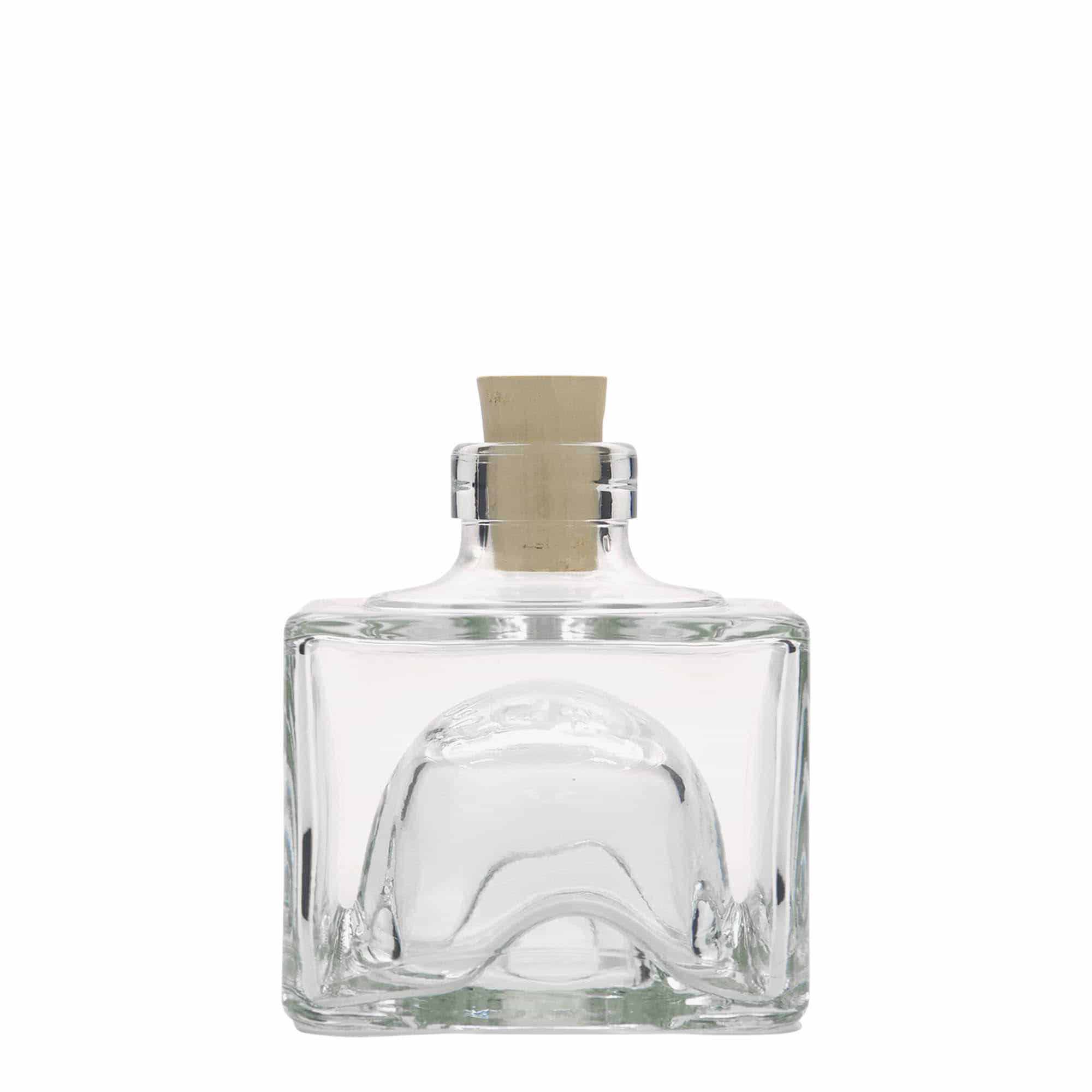 Sticlă de sticlă de 200 ml „Cocolores”, pătrată, gura: dop de plută