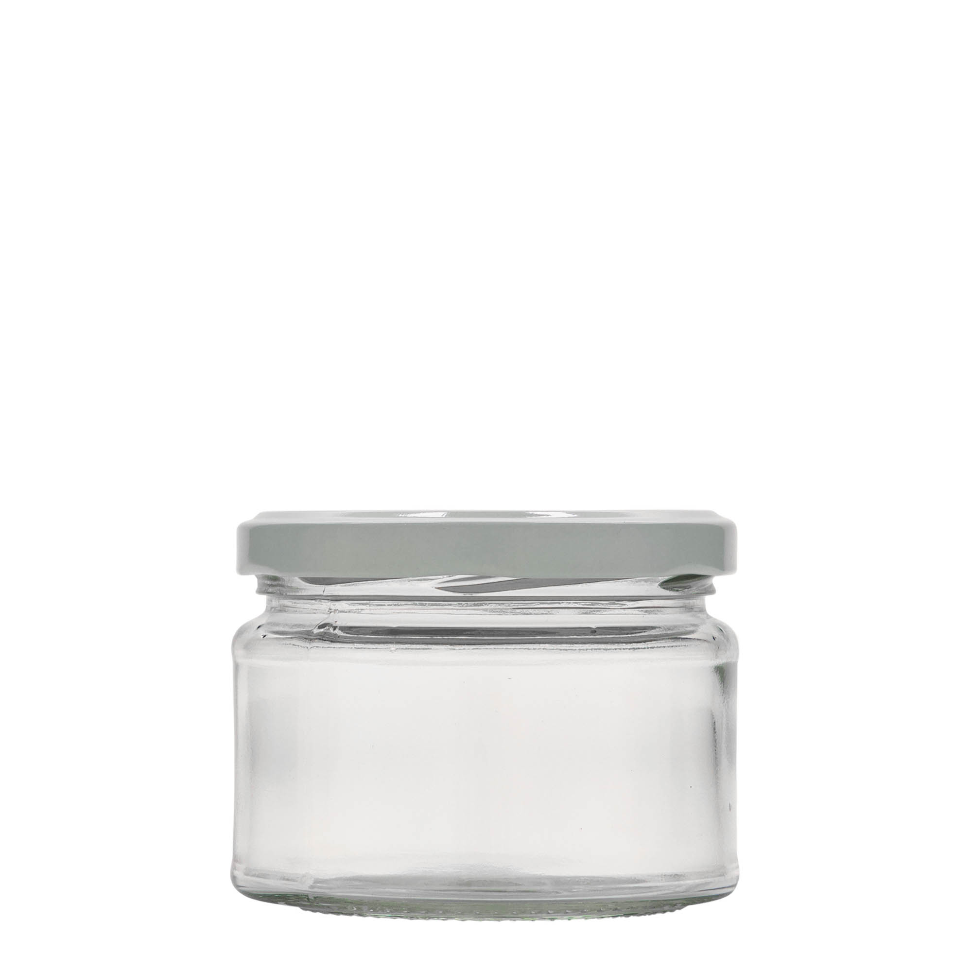 280 ml borcan rotund plat, gură: Twist-Off (TO 82) 280 ml borcan rotund plat, gură: Twist-Off (TO 82)