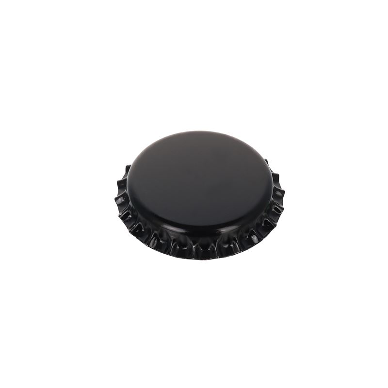 Capace de sticlă 29 mm, metal, negru Capace de sticlă 29 mm, metal, negru