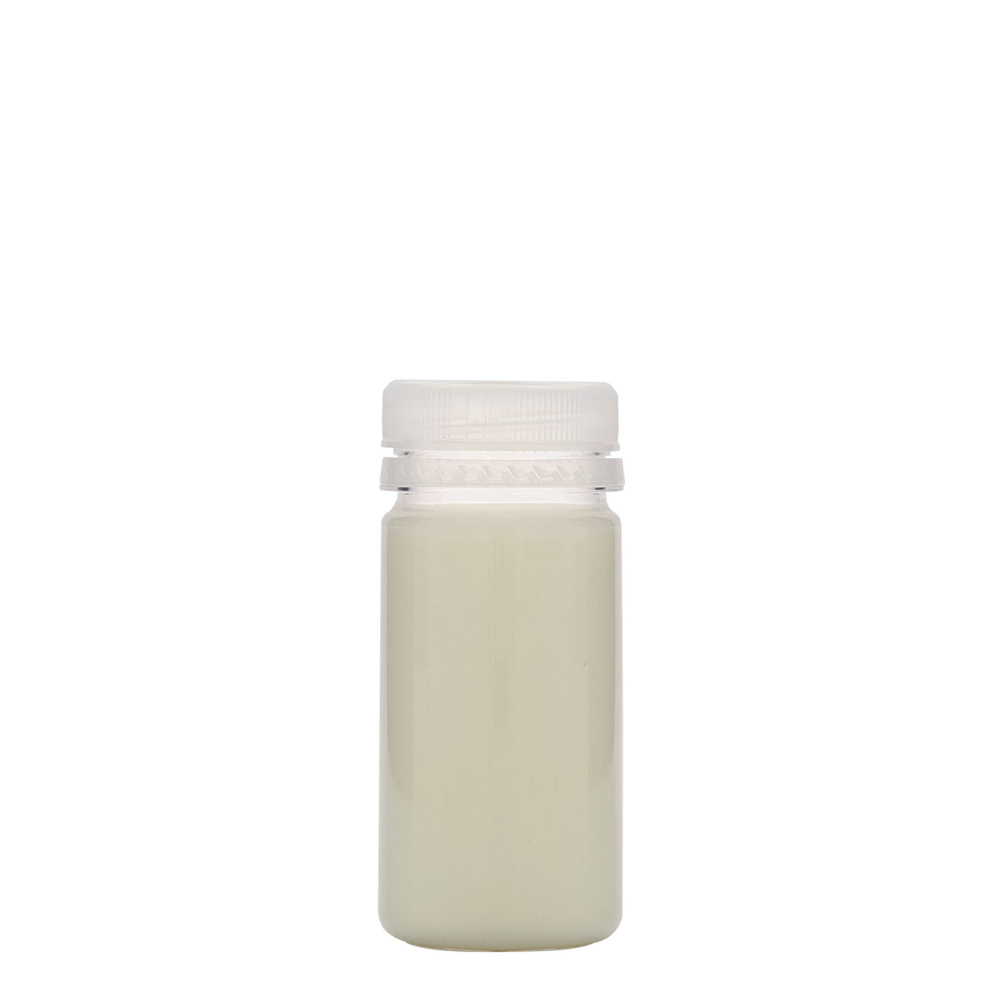 Sticlă PET de 100 ml „Everytime”, plastic, gât: 38 mm Sticlă PET de 100 ml „Everytime”, plastic, gât: 38 mm
