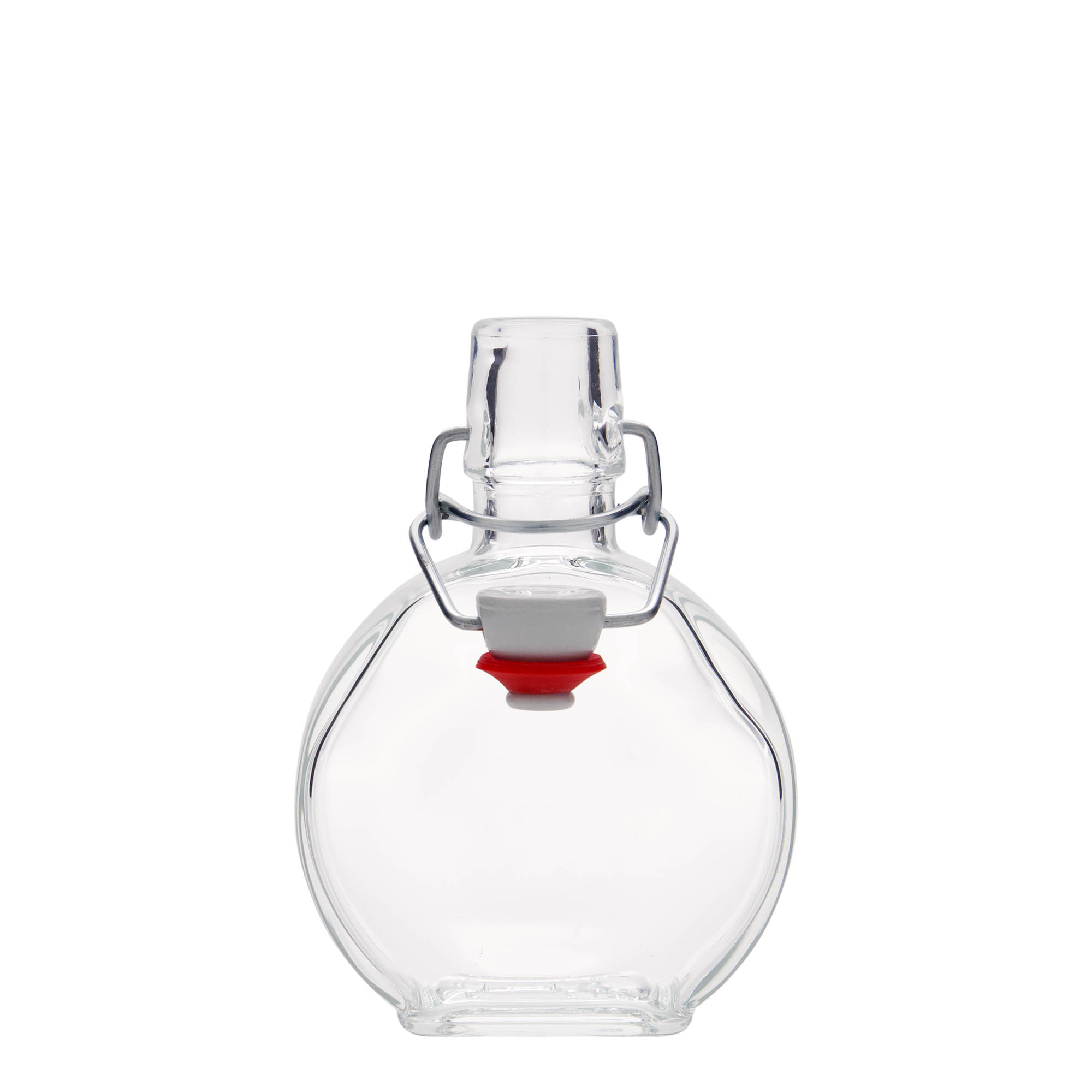 Sticlă de 200 ml „Sensatione”, dreptunghiulară, gura: capac cu balama Sticlă de 200 ml „Sensatione”, dreptunghiulară, gura: capac cu balama
