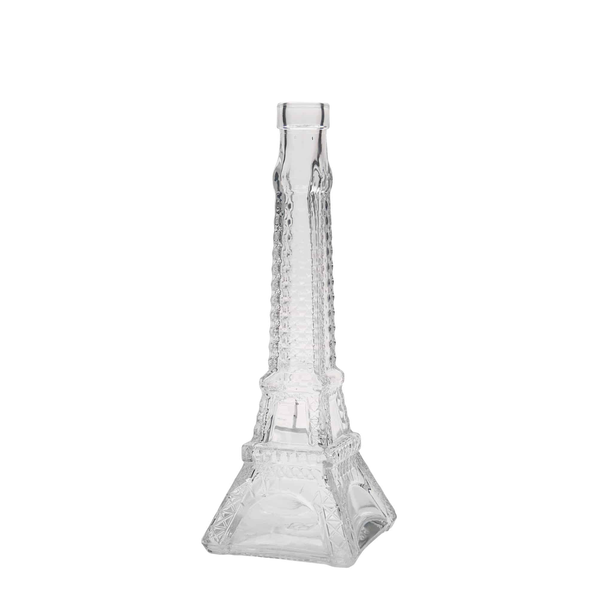 Sticlă de sticlă de 200 ml „Turnul Eiffel”, deschidere: dop de plută