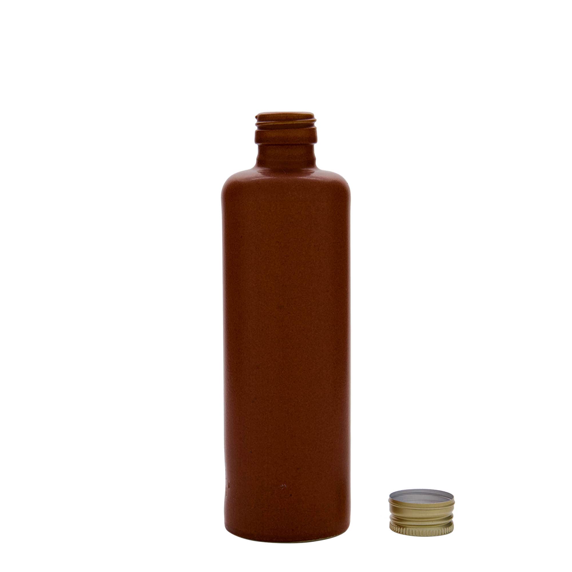 Cana de lut 350 ml, ceramică, roșu-maro, gura: PP 31,5