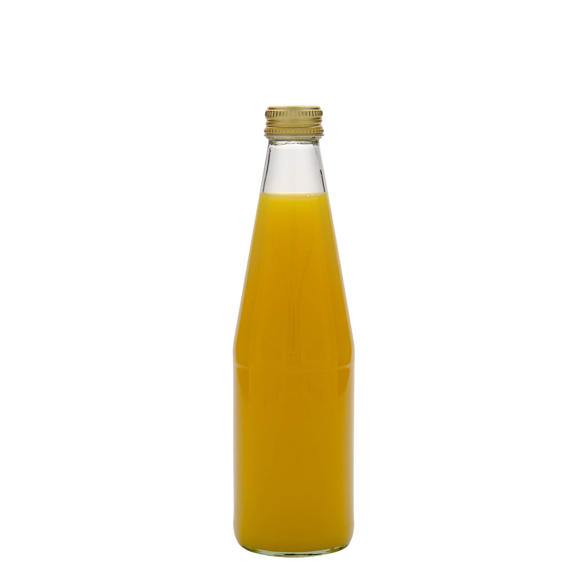Sticlă universală 330 ml, formă de morcov, sticlă, gura: PP 28 Sticlă universală 330 ml, formă de morcov, sticlă, gura: PP 28