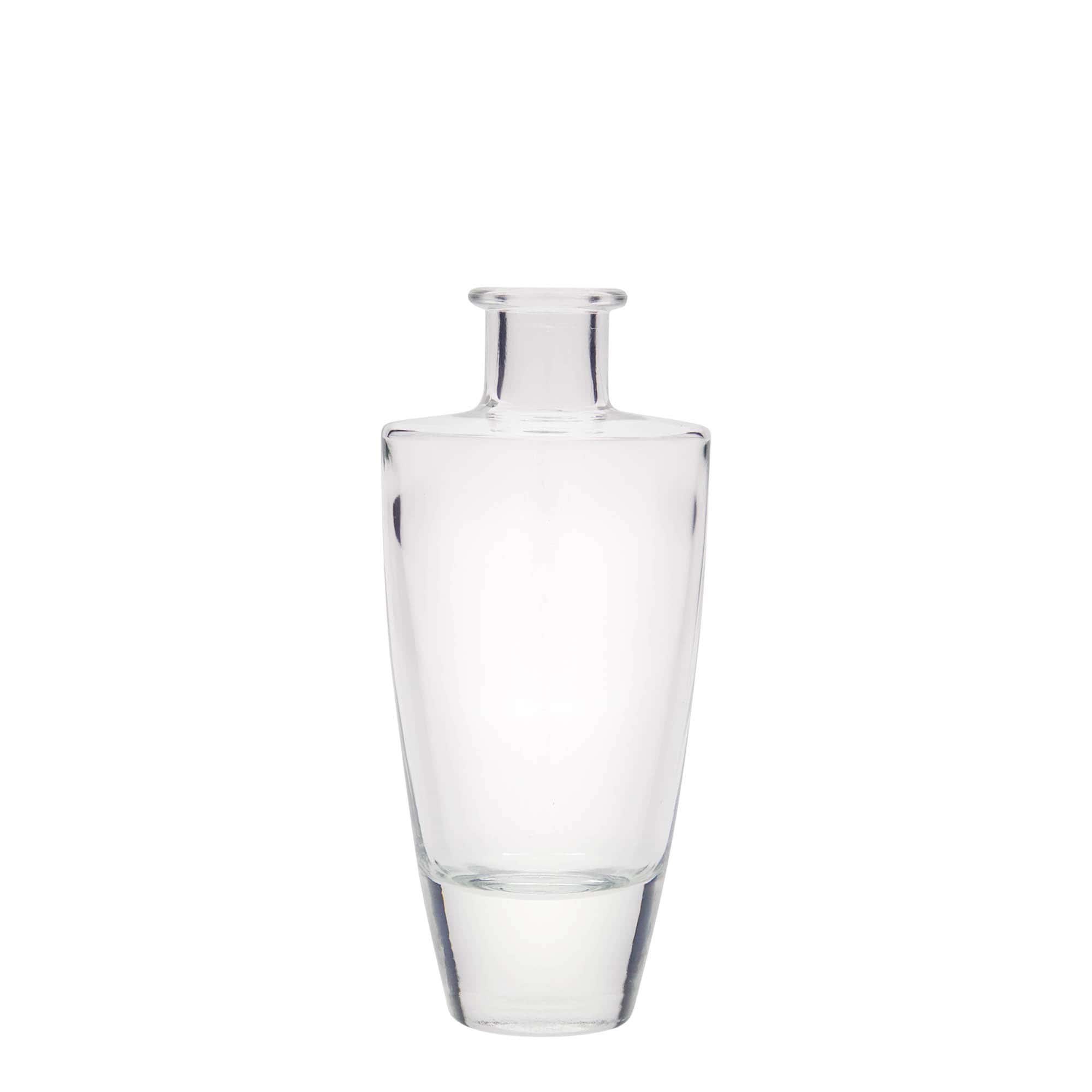Sticlă de sticlă de 200 ml „Vanessa”, ovală, gură: dop de plută