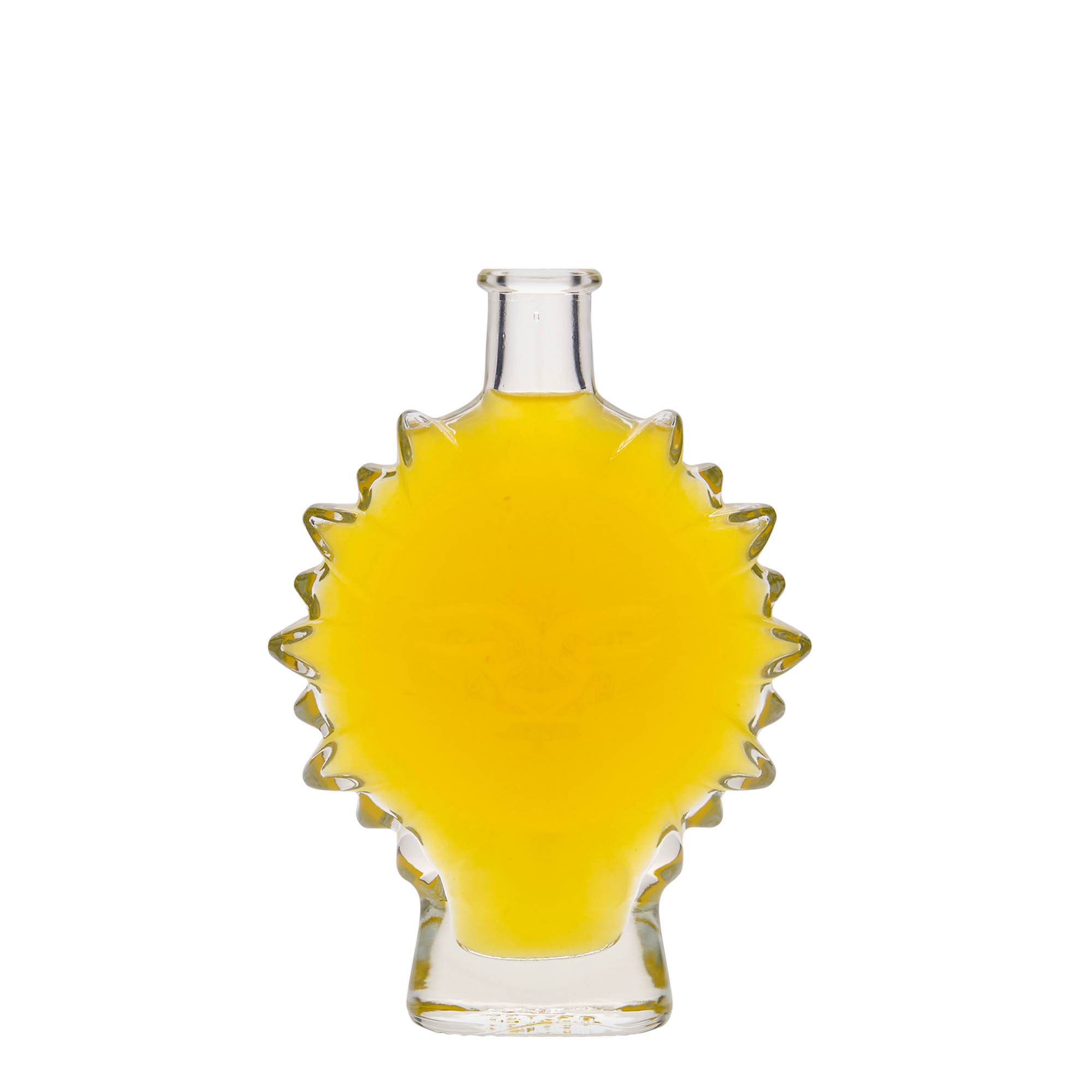 Sticlă de sticlă de 200 ml „Soare”, gură: dop de plută