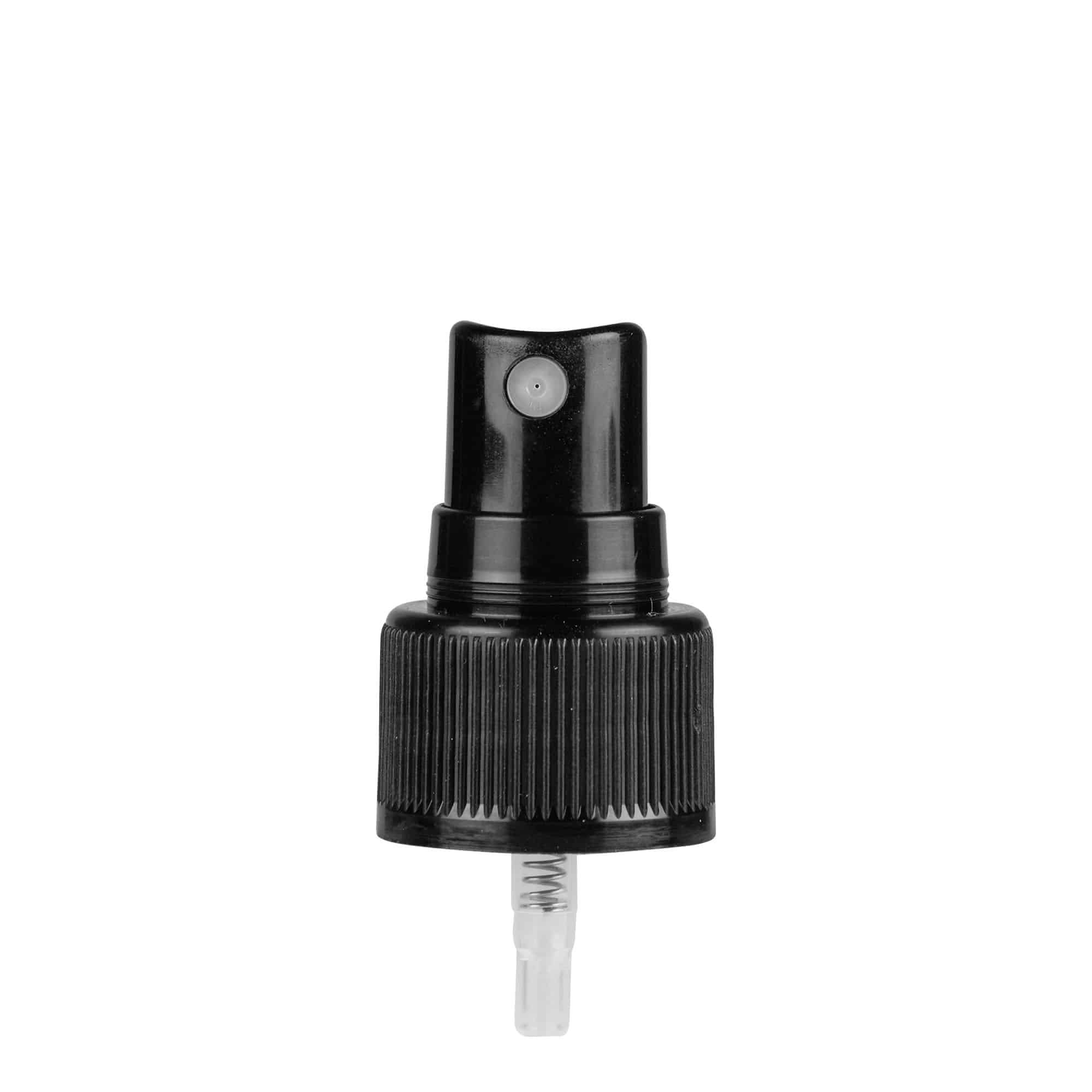 Capac cu filet pentru pulverizator, plastic PP, negru, pentru gura: 24/410