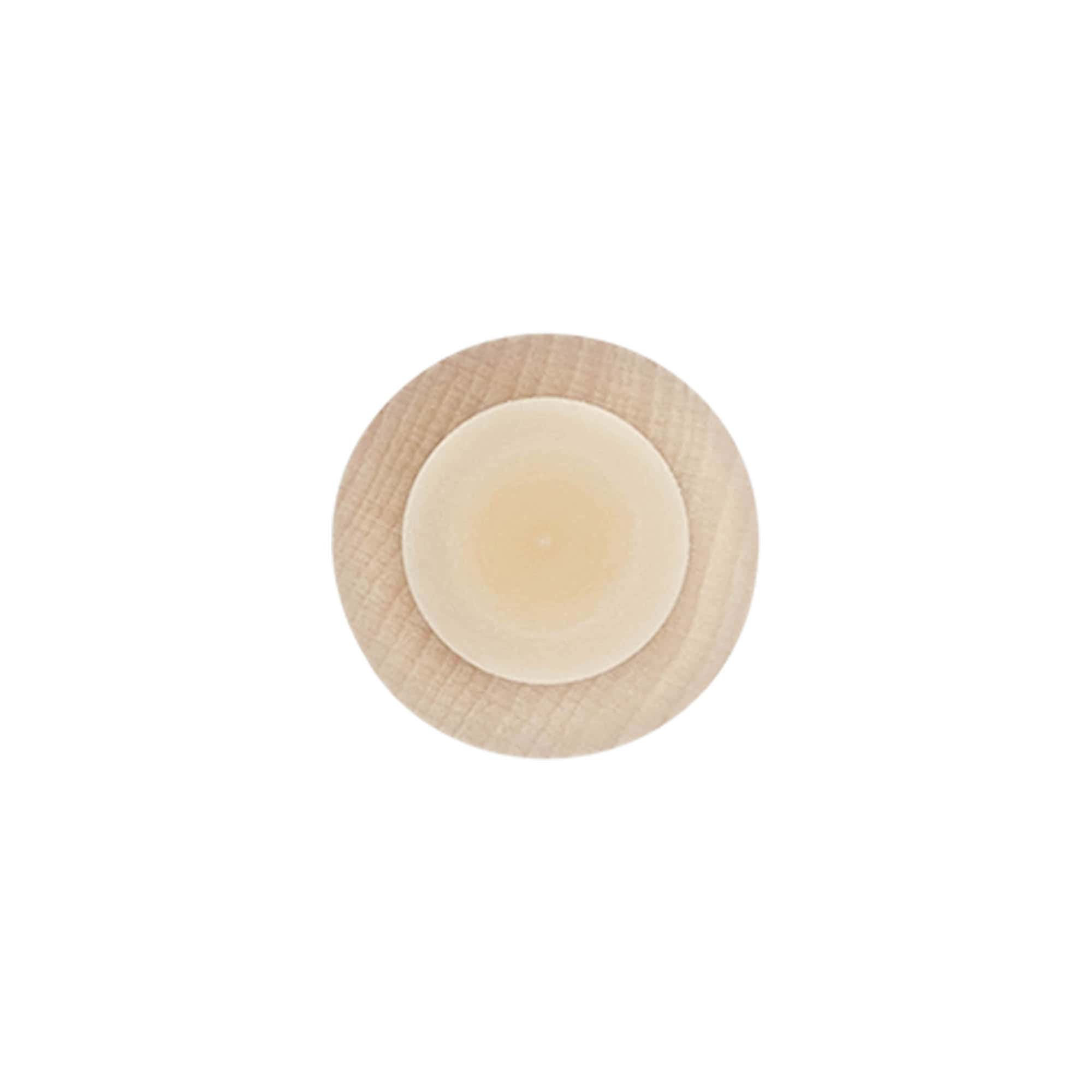 Dop cu mâner 22,1 mm, lemn/plastic, pentru gură: dop de plută