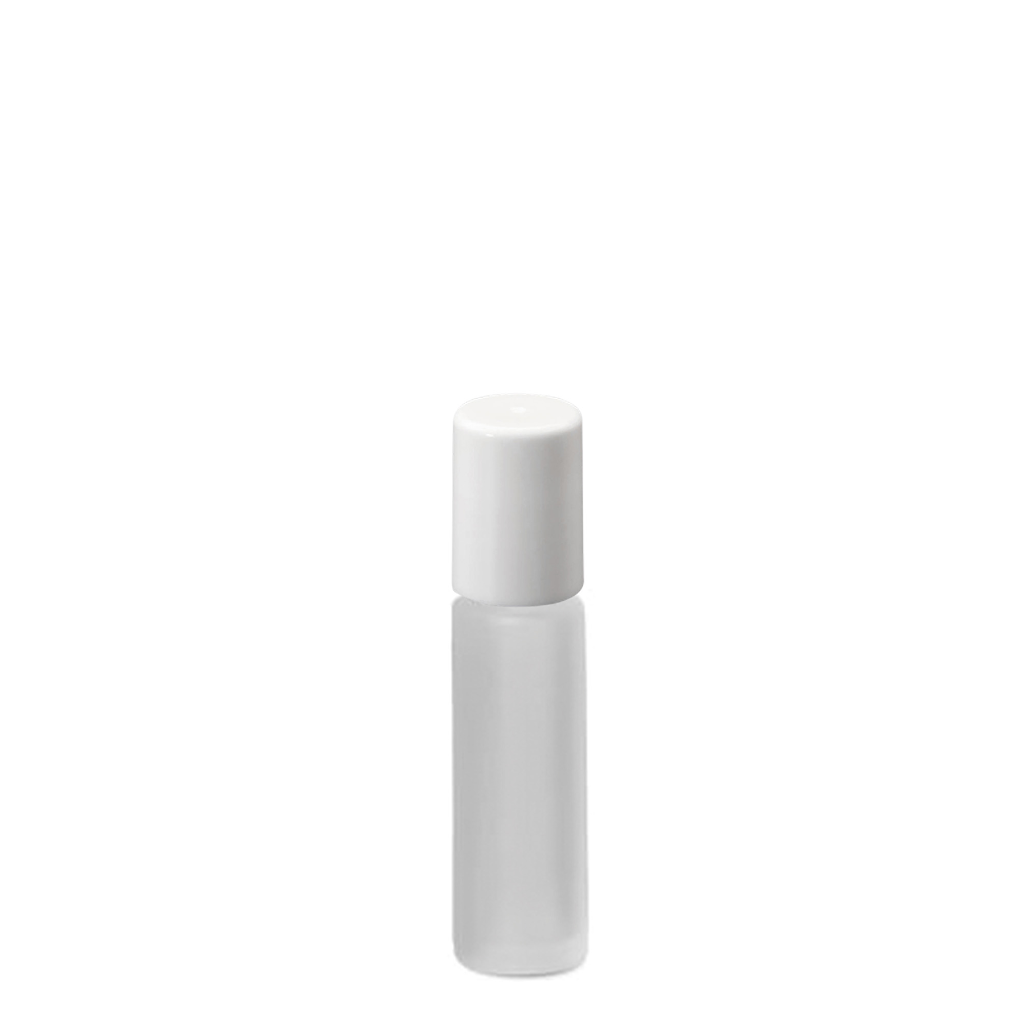 Sticlă roll-on de 10 ml, sticlă, mată, gât: capac cu filet Sticlă roll-on de 10 ml, sticlă, mată, gât: capac cu filet