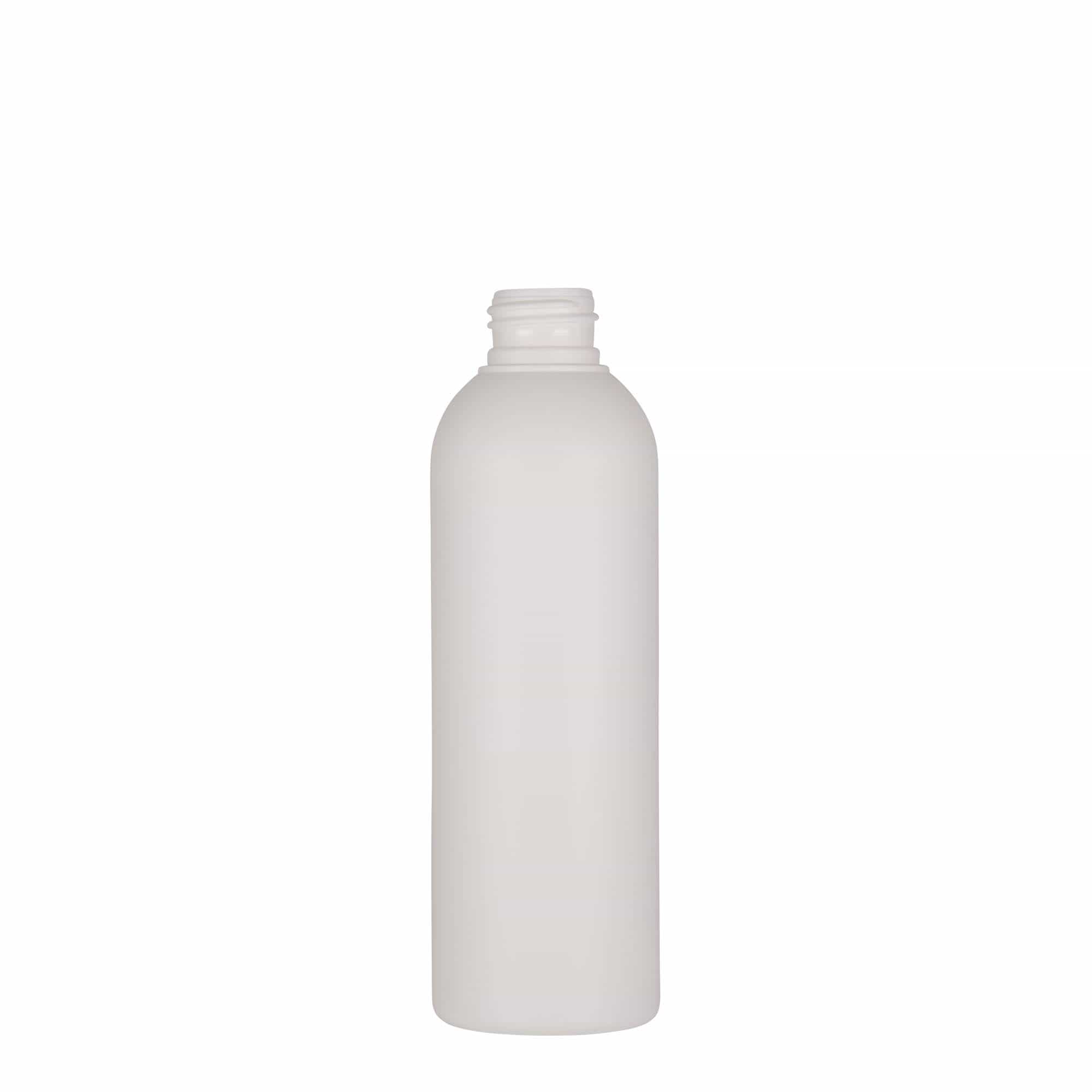 Sticlă din plastic de 200 ml „Tuffy”, HDPE, albă, gura: 24/410