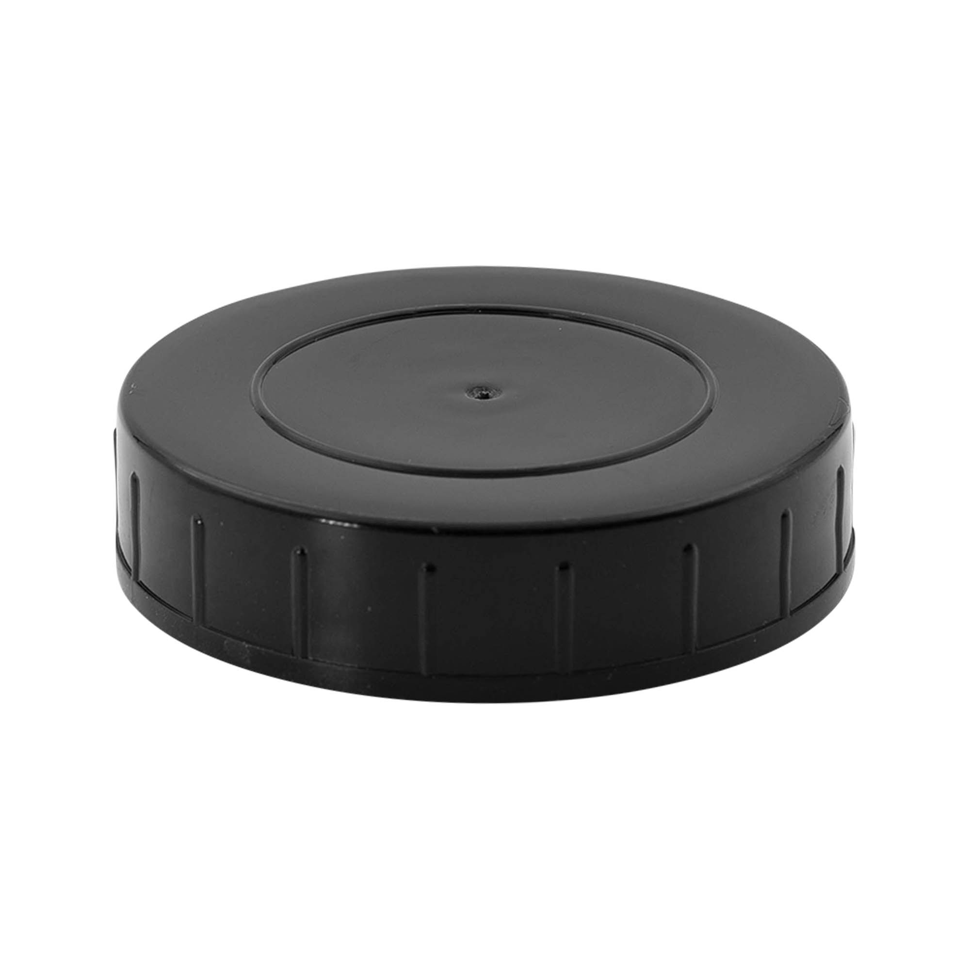 Capac cu filet, plastic PP, negru, pentru gura: DIN 68