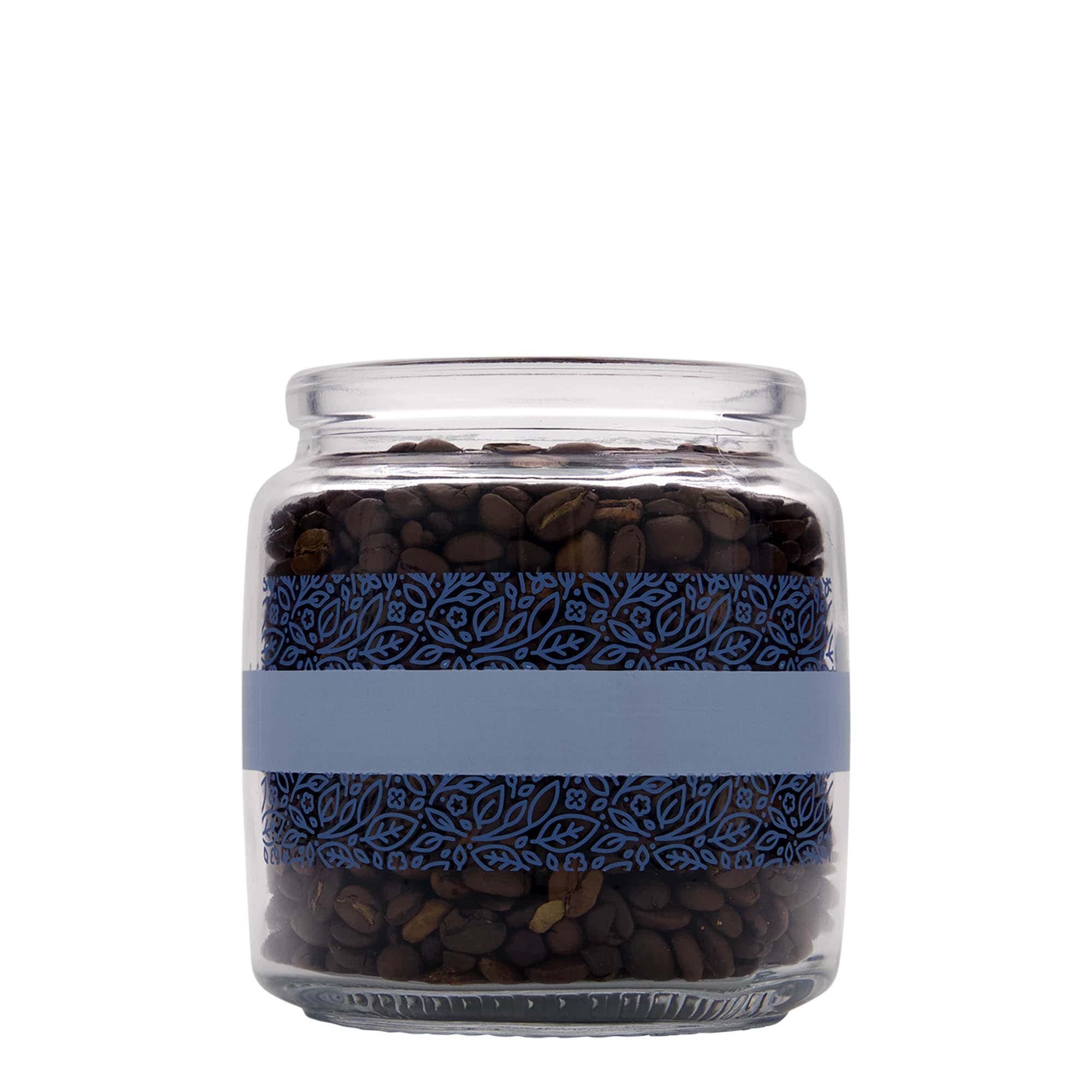 750 ml sticlă cu dop de plută „Giara”, motiv: Naturalmente blu, gura: plută 750 ml sticlă cu dop de plută „Giara”, motiv: Naturalmente blu, gura: plută