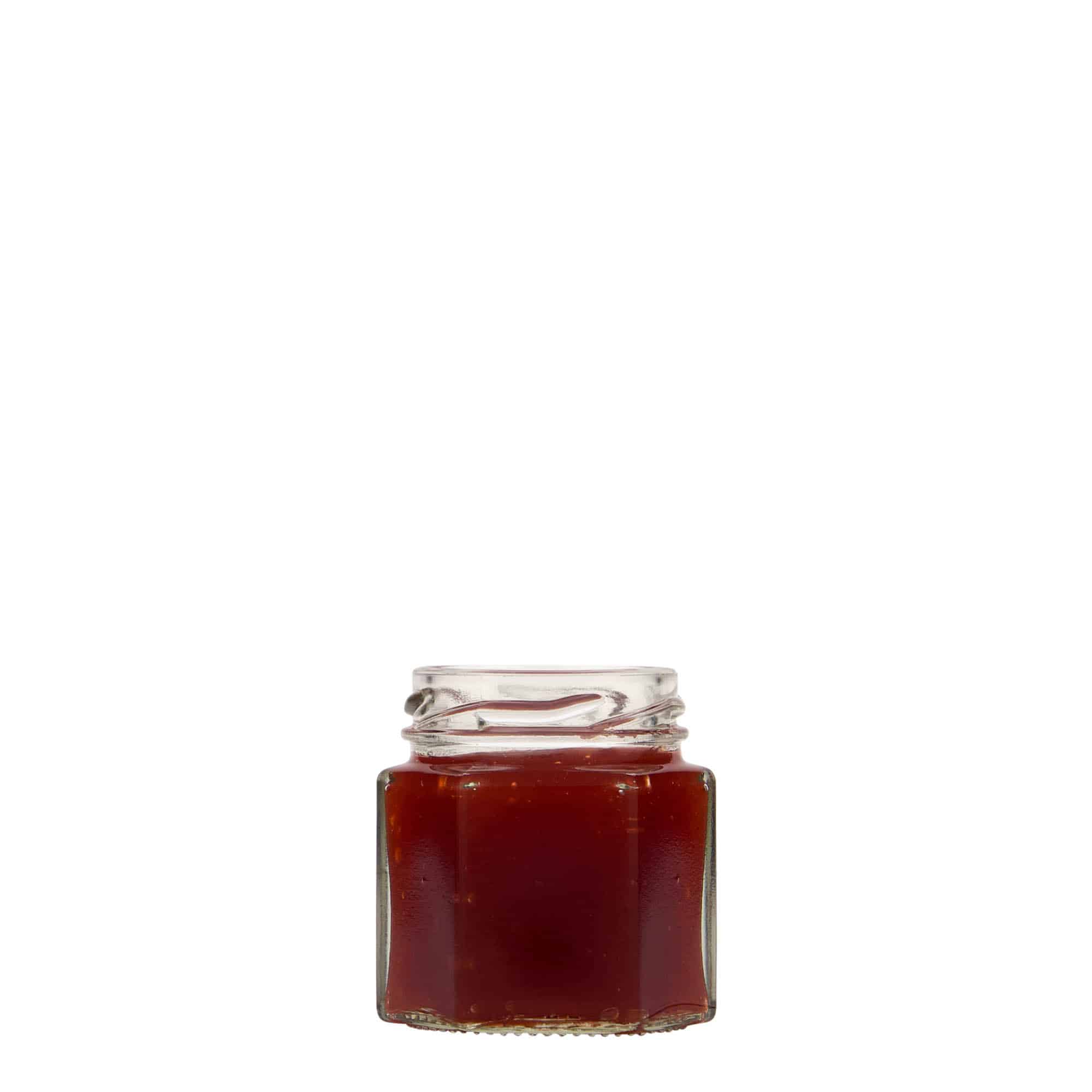 47 ml borcan hexagonal, gura: Twist-Off (TO 43)
