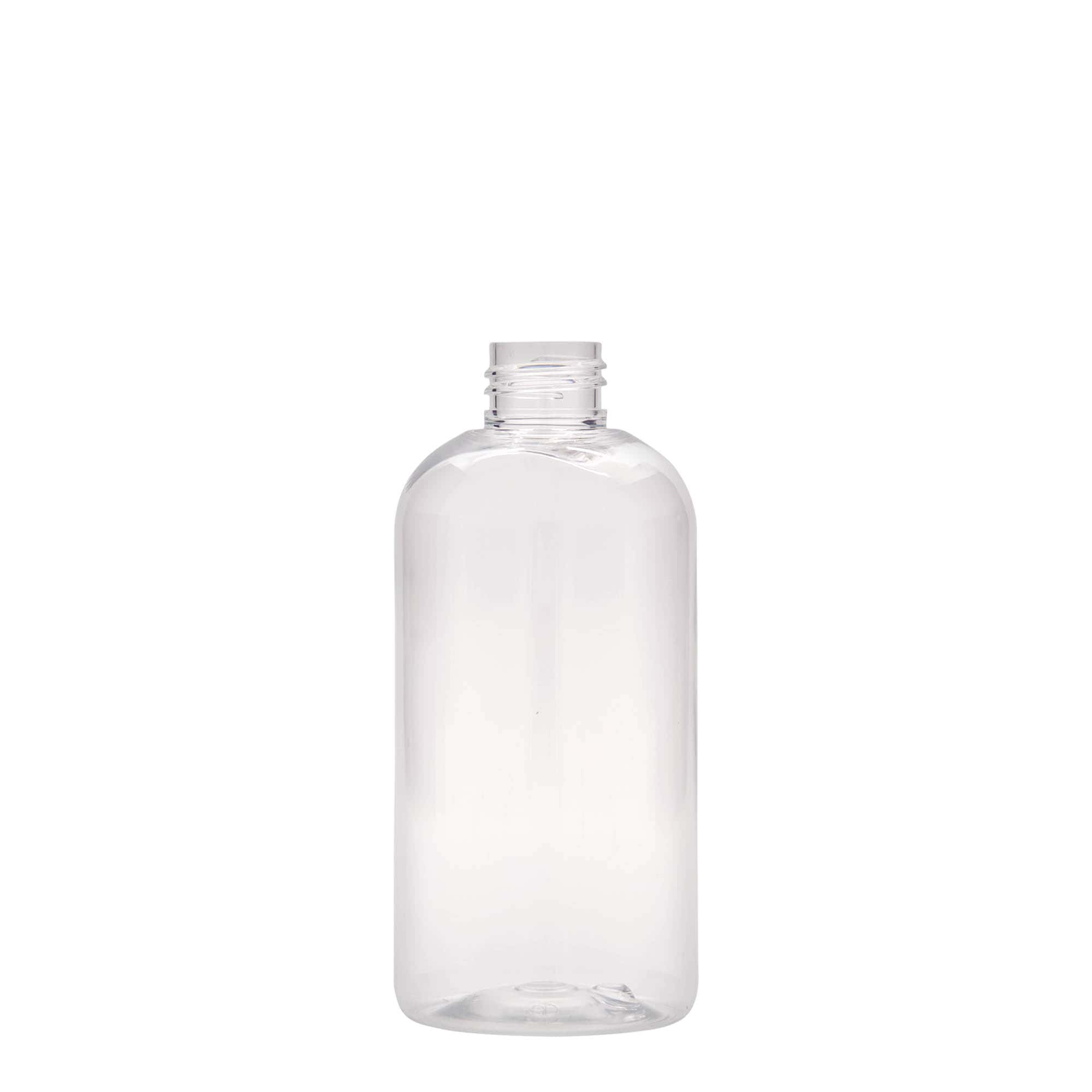 Sticlă PET de 250 ml „Boston”, plastic, gura: 24/410