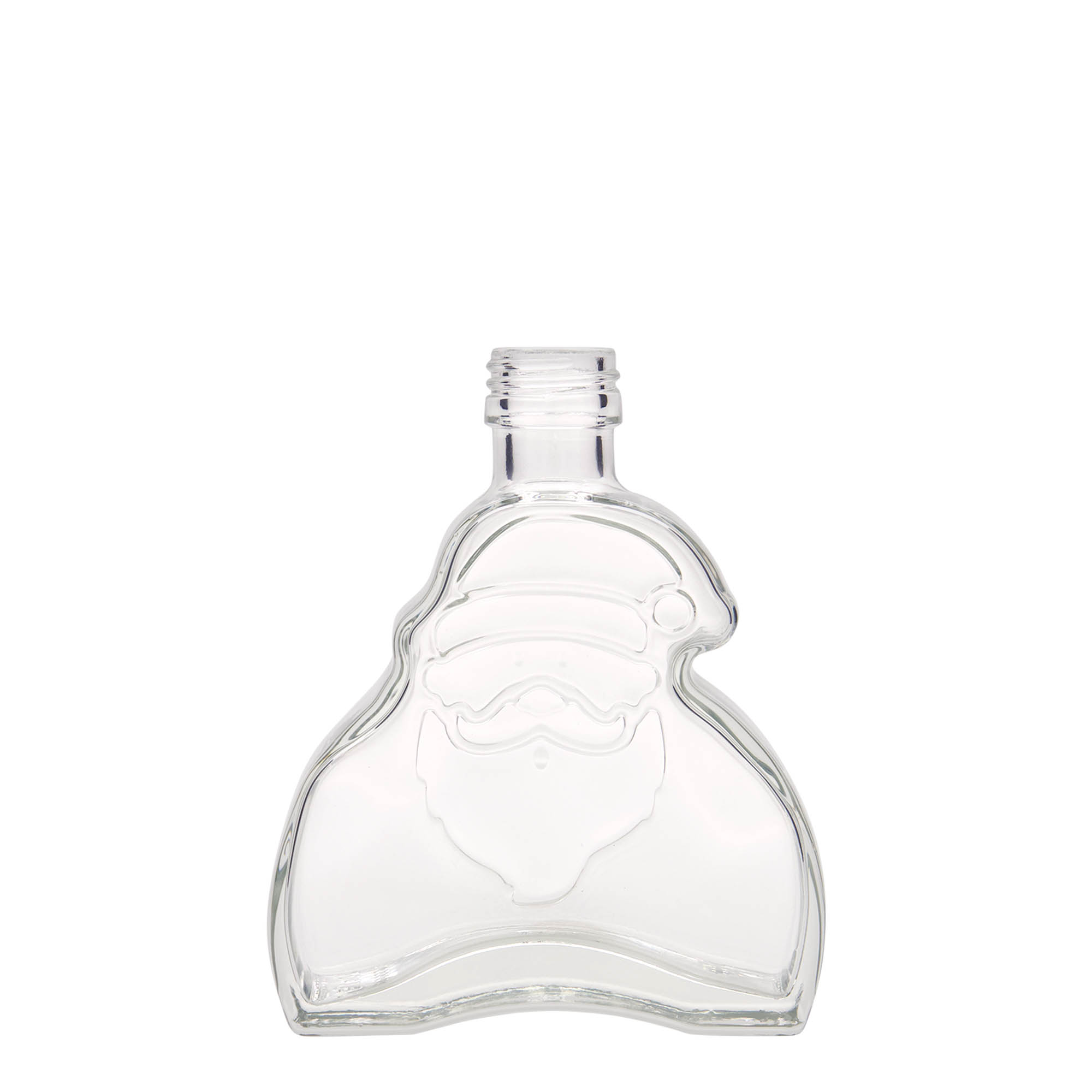 Sticlă de sticlă de 200 ml „Moș Crăciun”, gura: PP 28