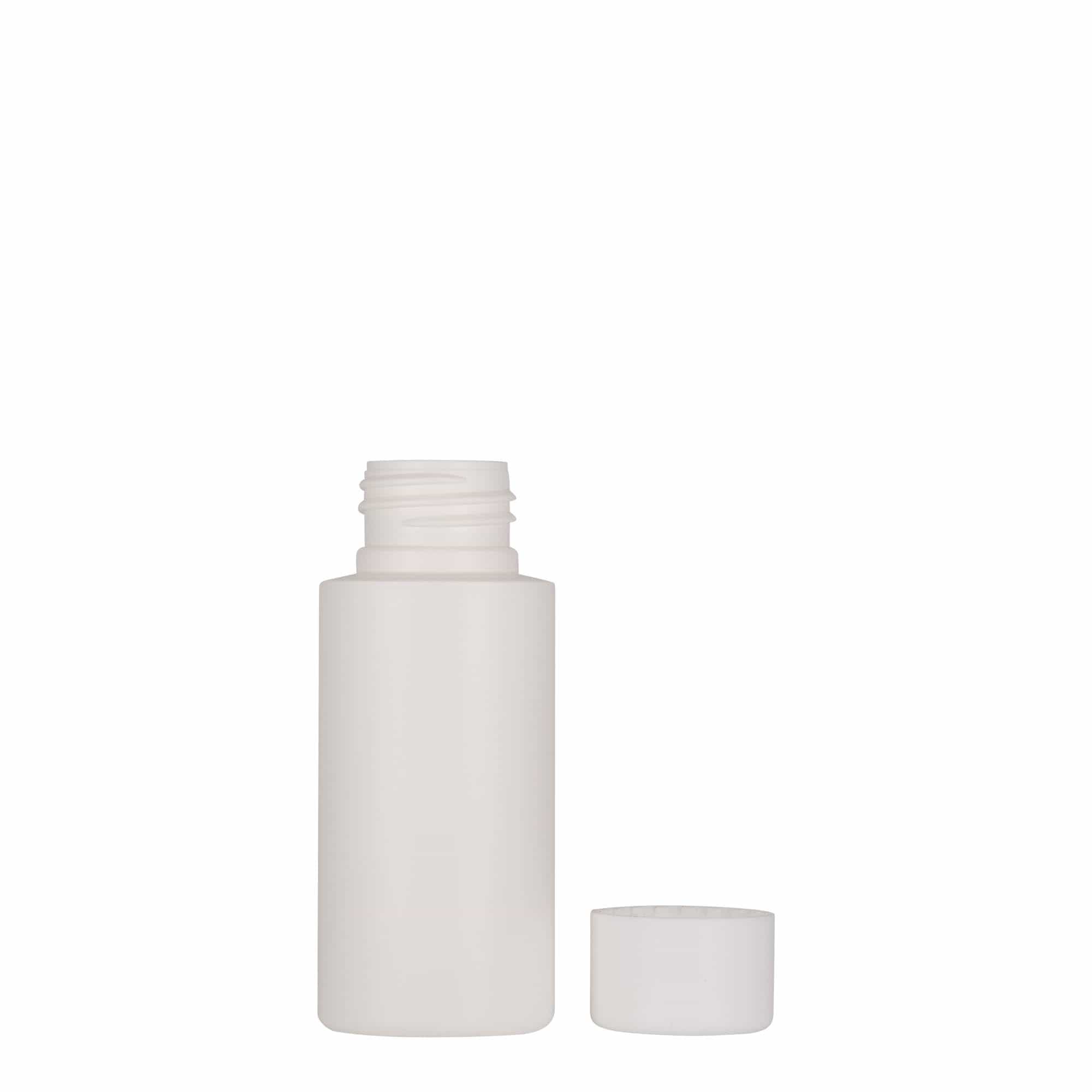 Flacon din plastic de 50 ml „Pipe”, HDPE, alb, gura: 24/410