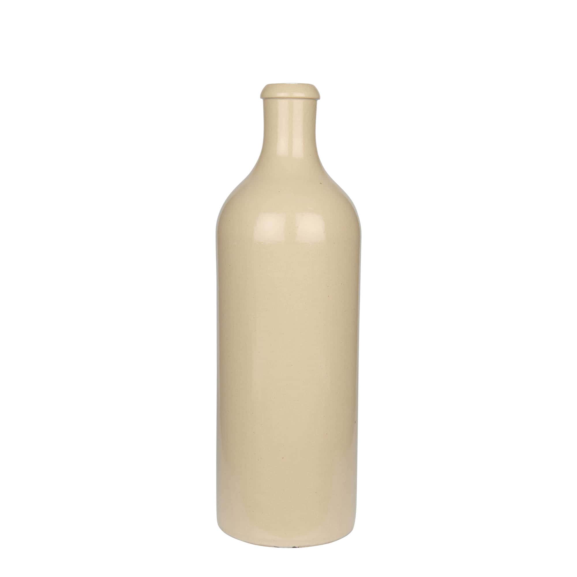 750 ml ulcior de lut, ceramică, bej, gură: dop de plută 750 ml ulcior de lut, ceramică, bej, gură: dop de plută