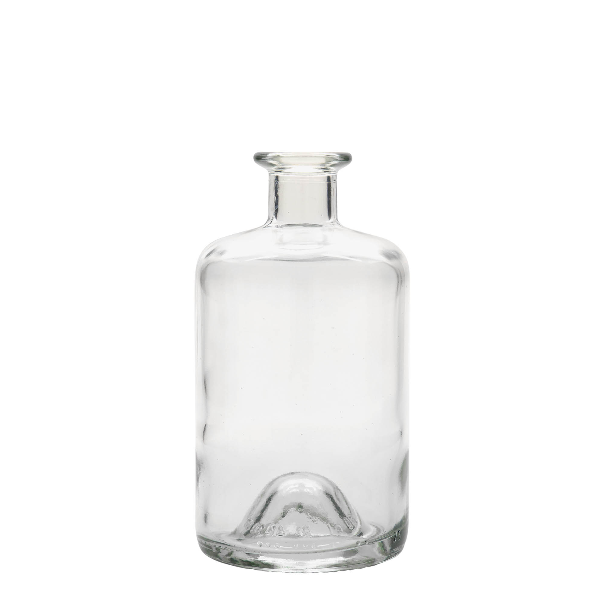 Sticlă de sticlă de 500 ml pentru farmacist, gura: dop de plută