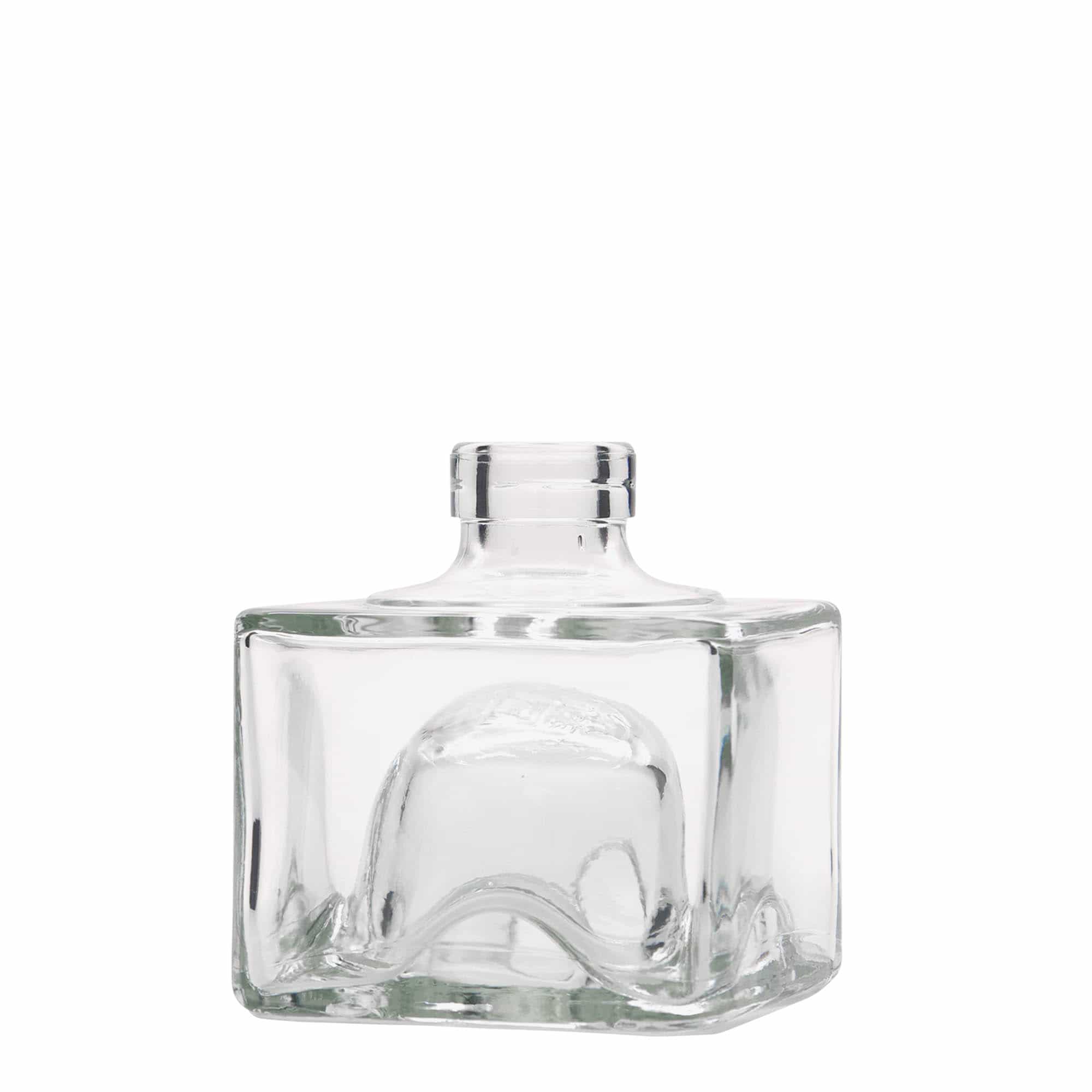 Sticlă de sticlă de 200 ml „Cocolores”, pătrată, gura: dop de plută