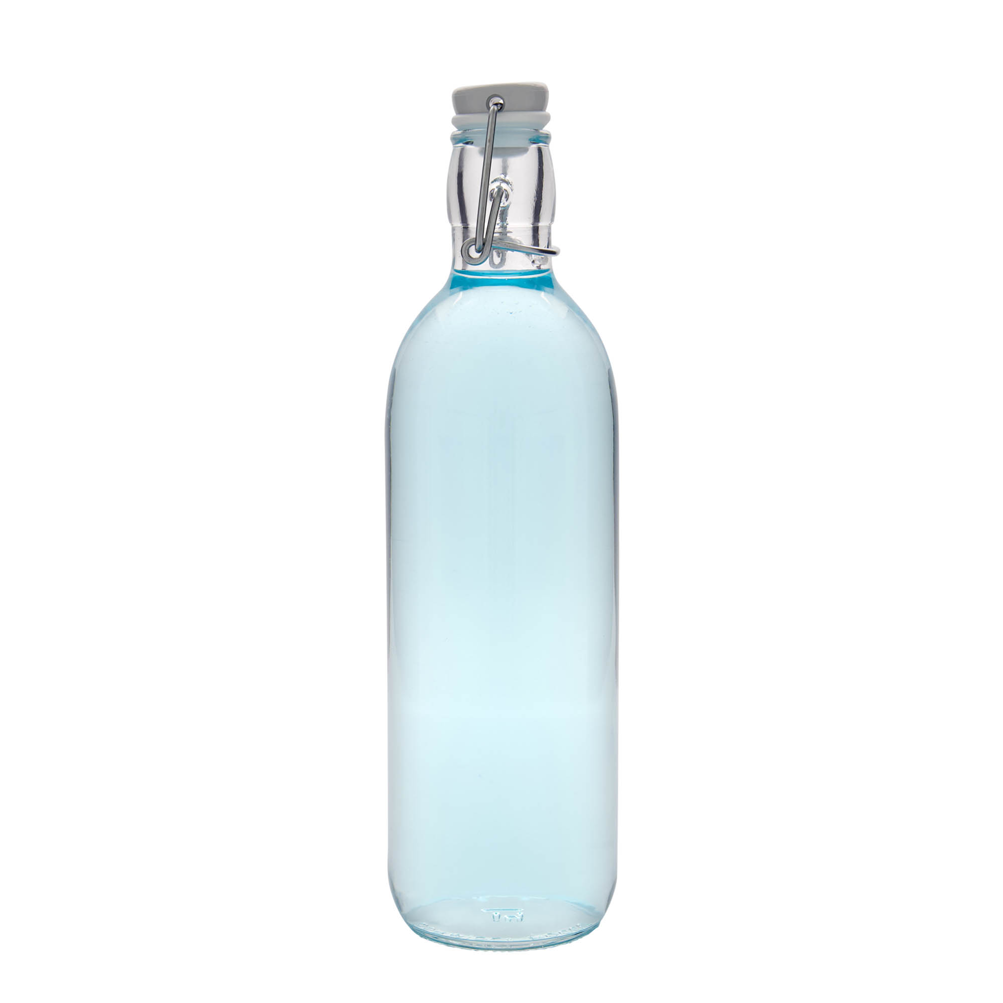 Sticlă de sticlă de 1.000 ml „Emilia”, gura: închidere cu clemă Sticlă de sticlă de 1.000 ml „Emilia”, gura: închidere cu clemă