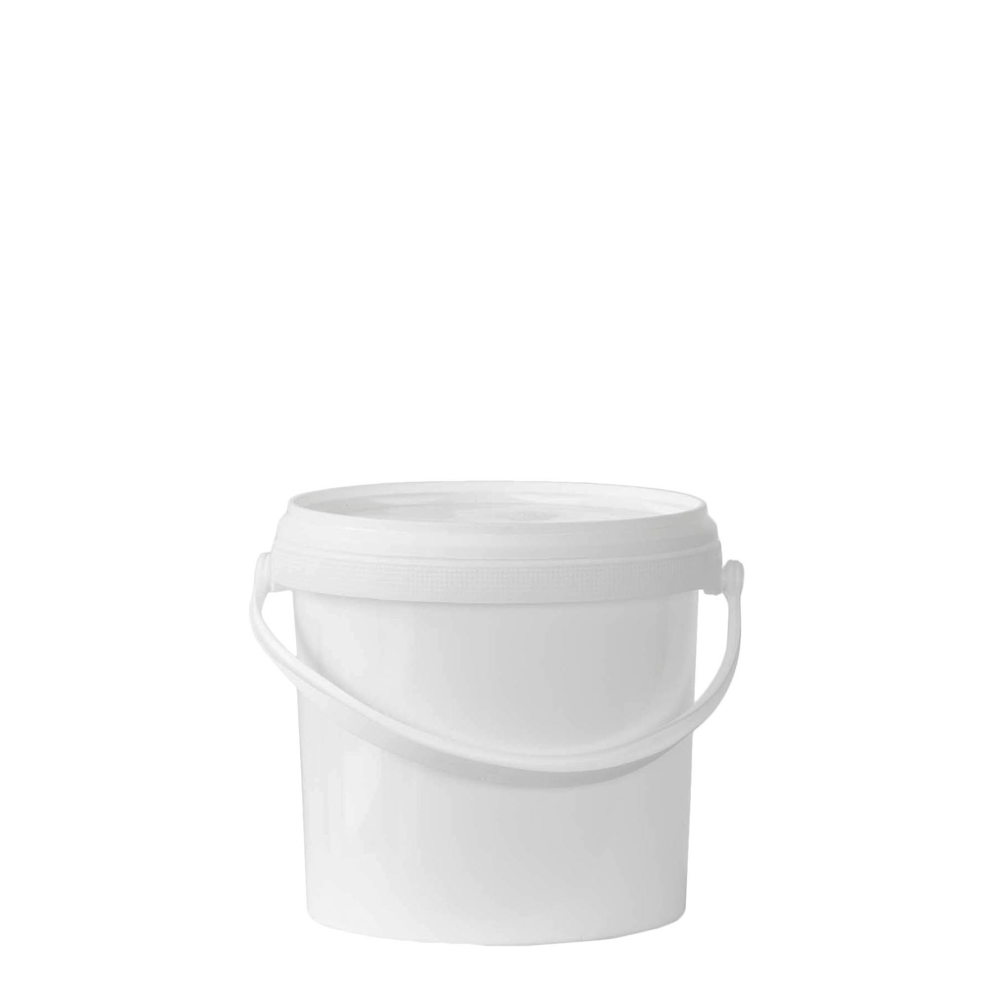 Găleată de 2,5 l, plastic PP, albă Găleată de 2,5 l, plastic PP, albă