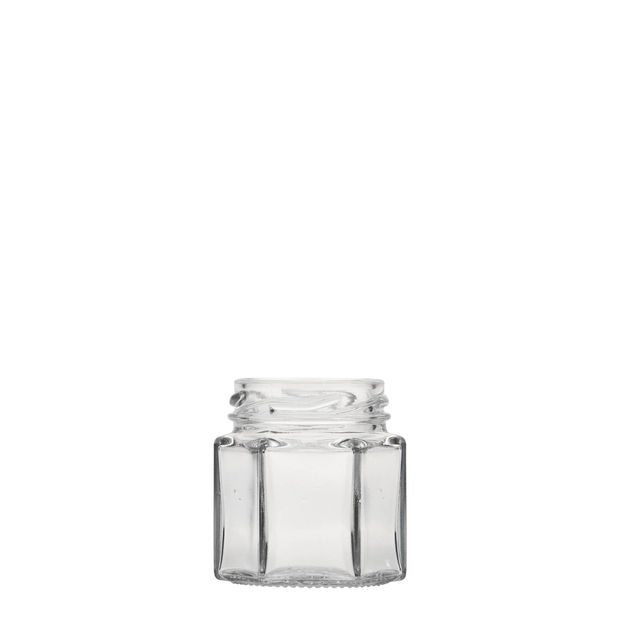 47 ml borcan hexagonal, gura: Twist-Off (TO 43) 47 ml borcan hexagonal, gura: Twist-Off (TO 43)